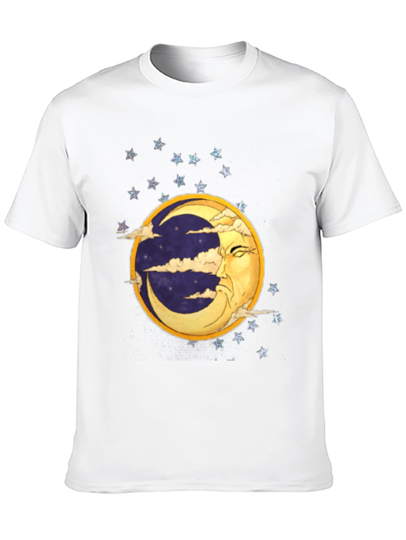 Black Mystic Moon T-Shirt - Celestial Graphic Tee view 10