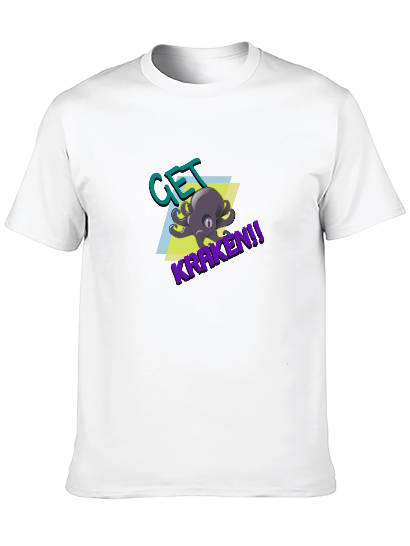 Black Get Kraken T-Shirt - Retro Octopus Design view 10