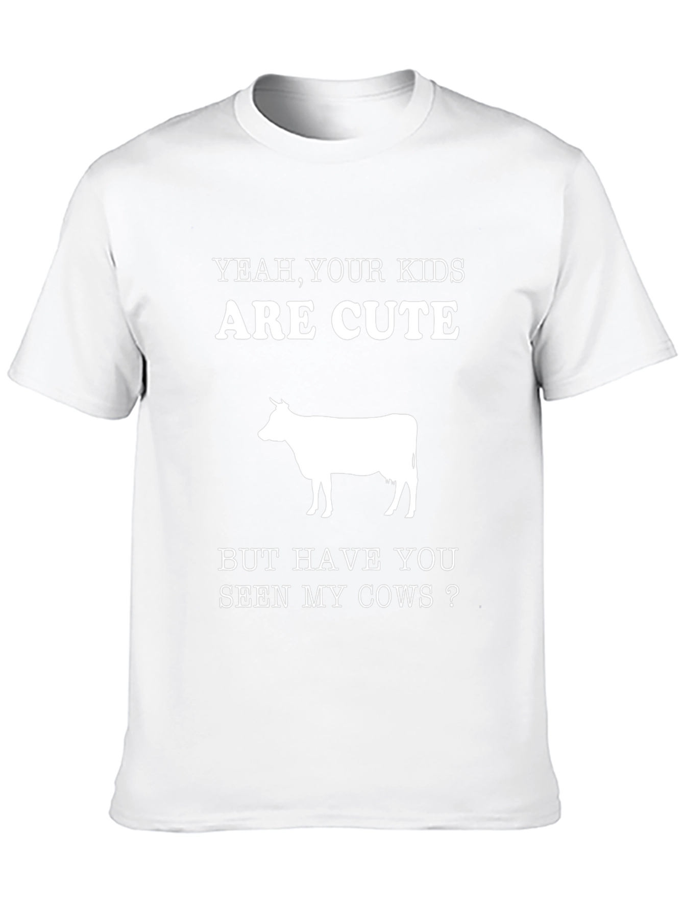 Black Yeah, Your Kids Are Cute, But Have You Seen My Cows? T-Shirt view 10