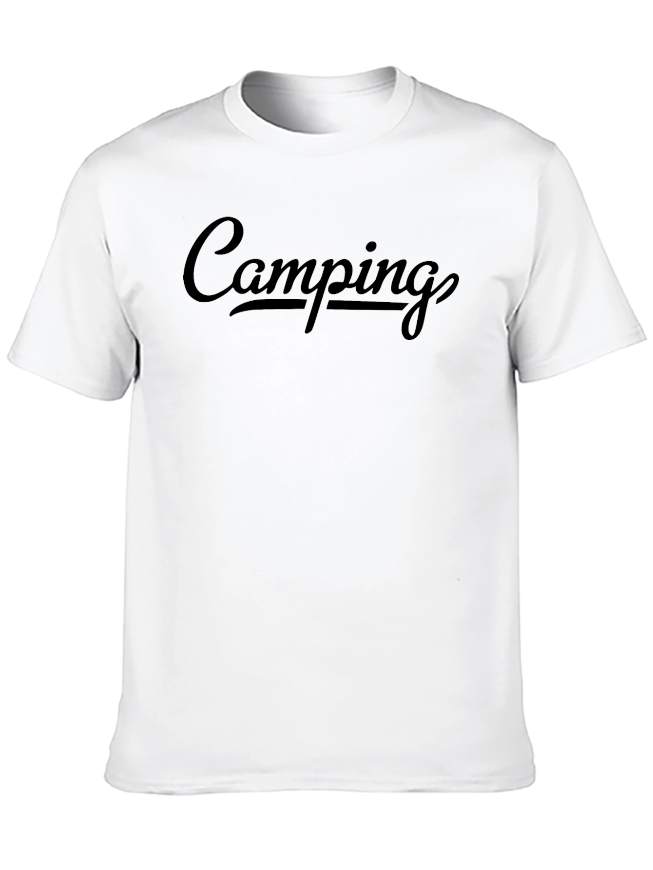 Camping T-Shirt - Black Graphic Tee for Outdoor Adventures - 10