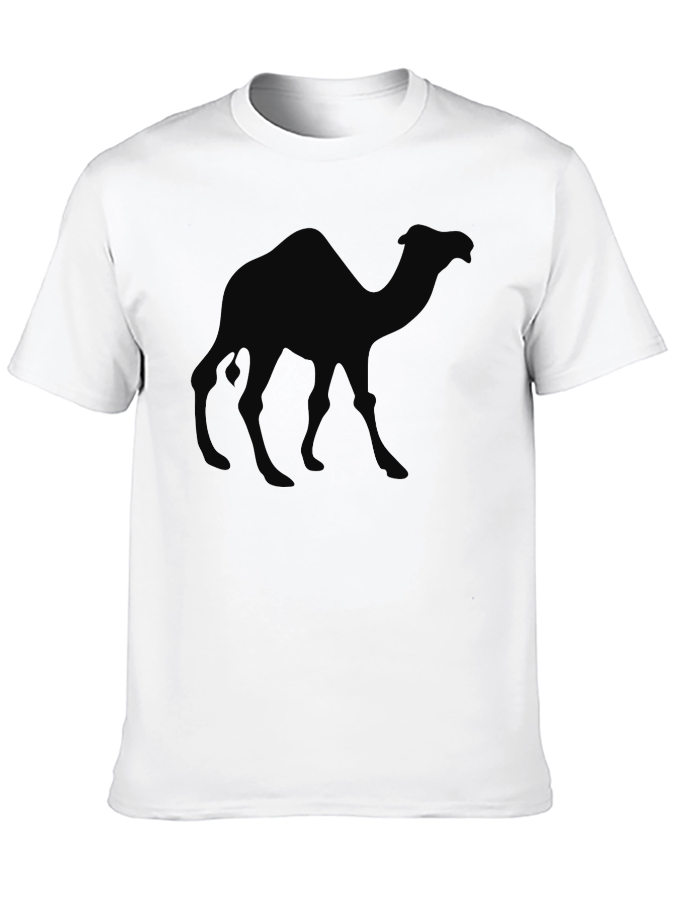 Black Camel Silhouette Black T-Shirt view 10