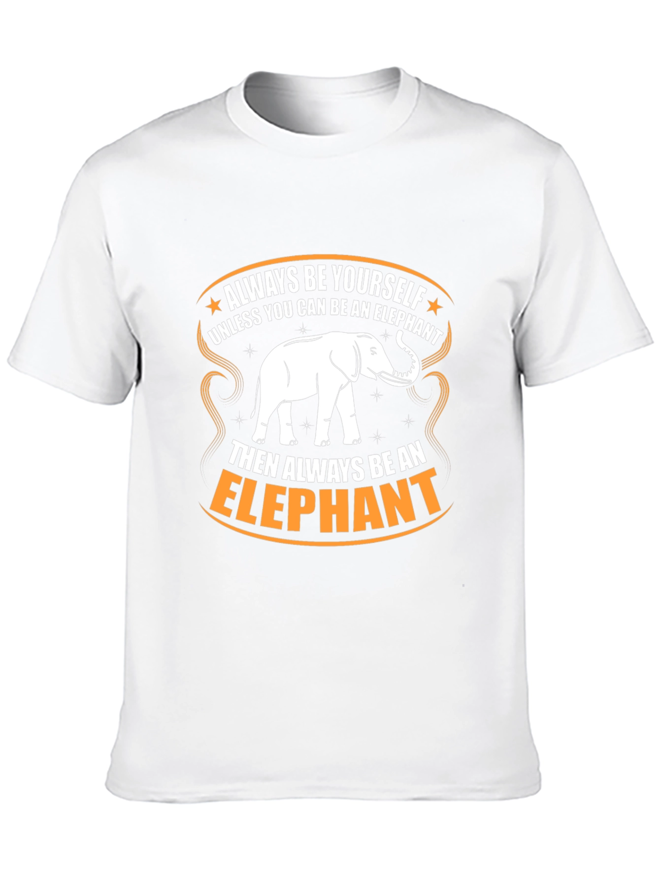 Black Always Be An Elephant Graphic T-Shirt view 10