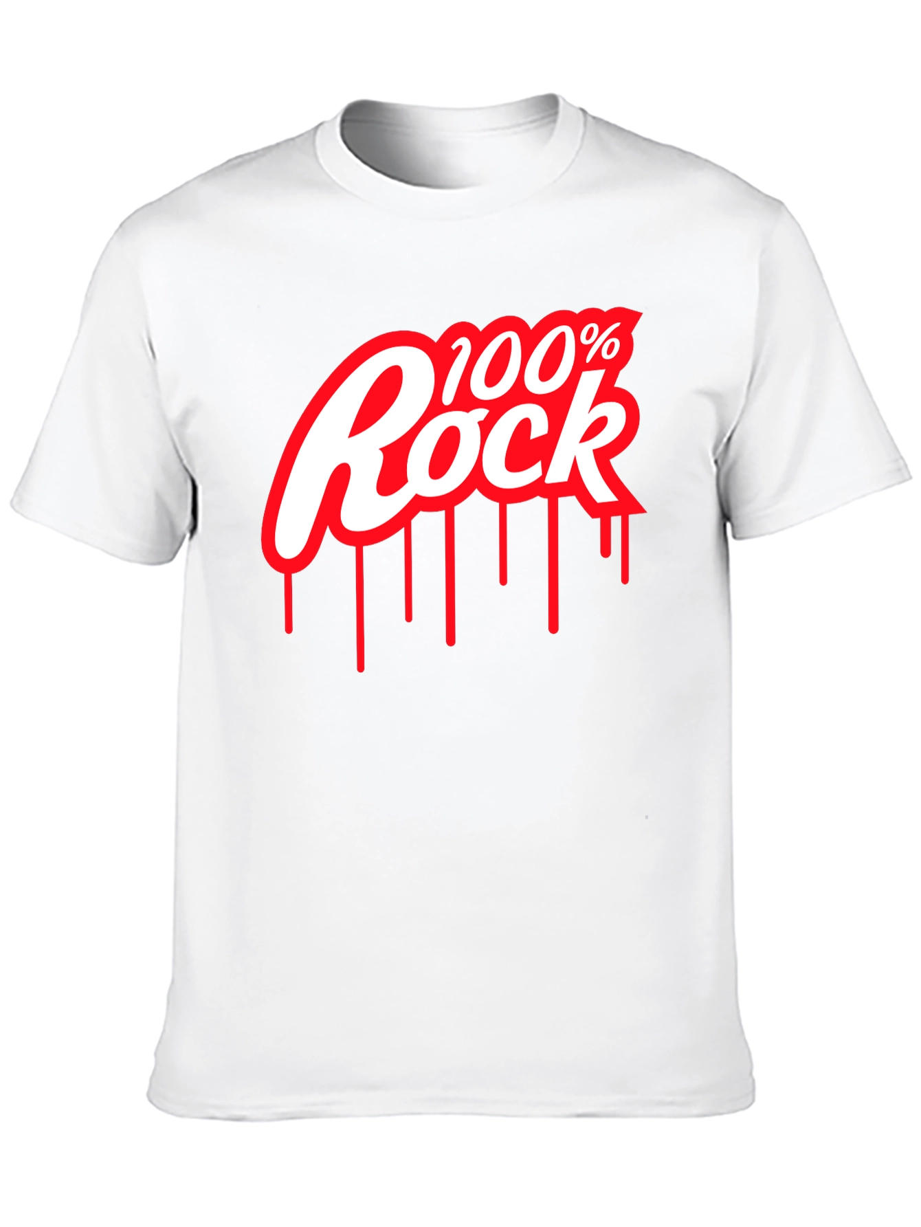 Black 100% Rock Graphic Tee - Black view 10