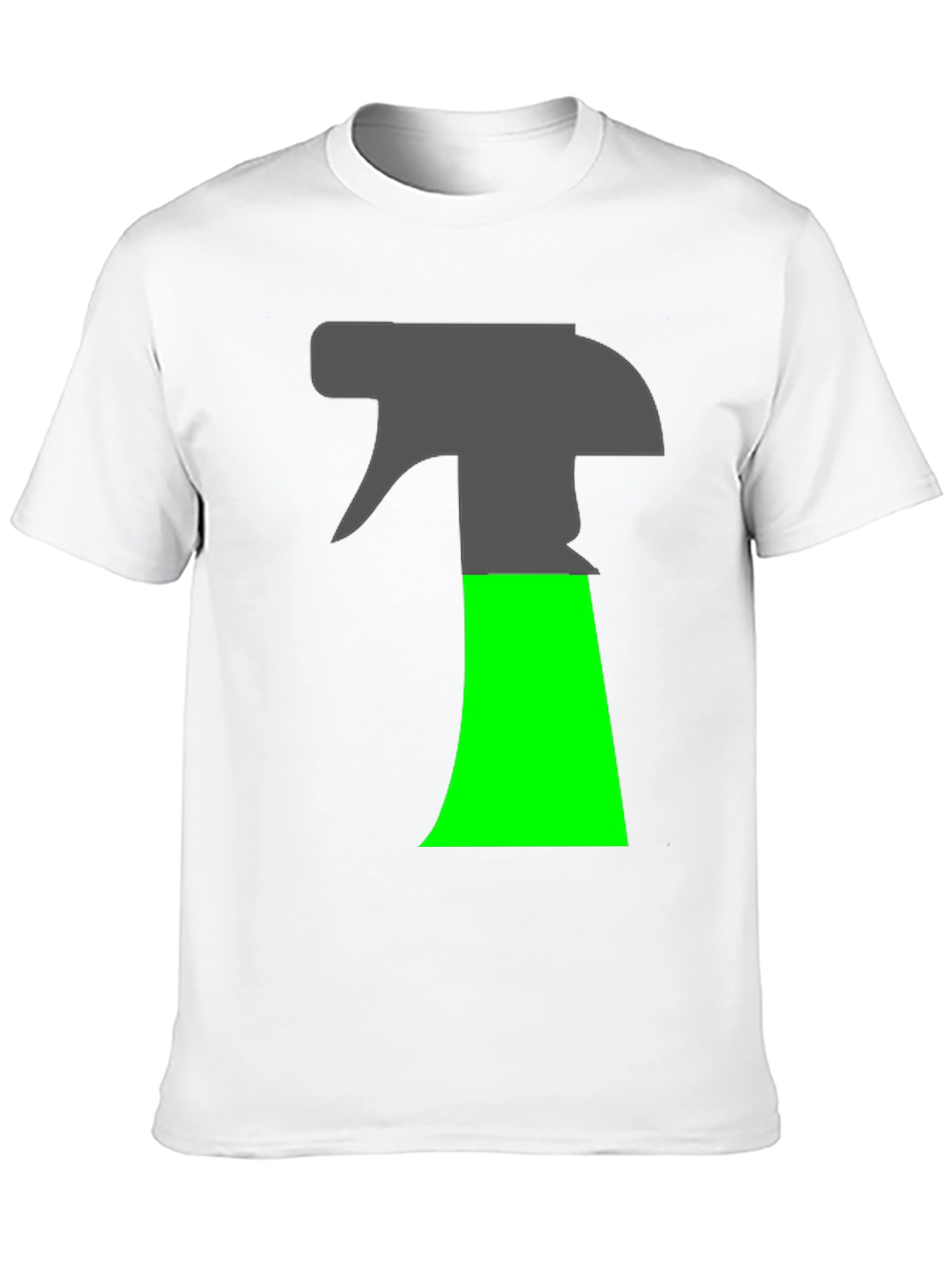 Black Spray Bottle Graphic T-Shirt - Novelty Design view 10