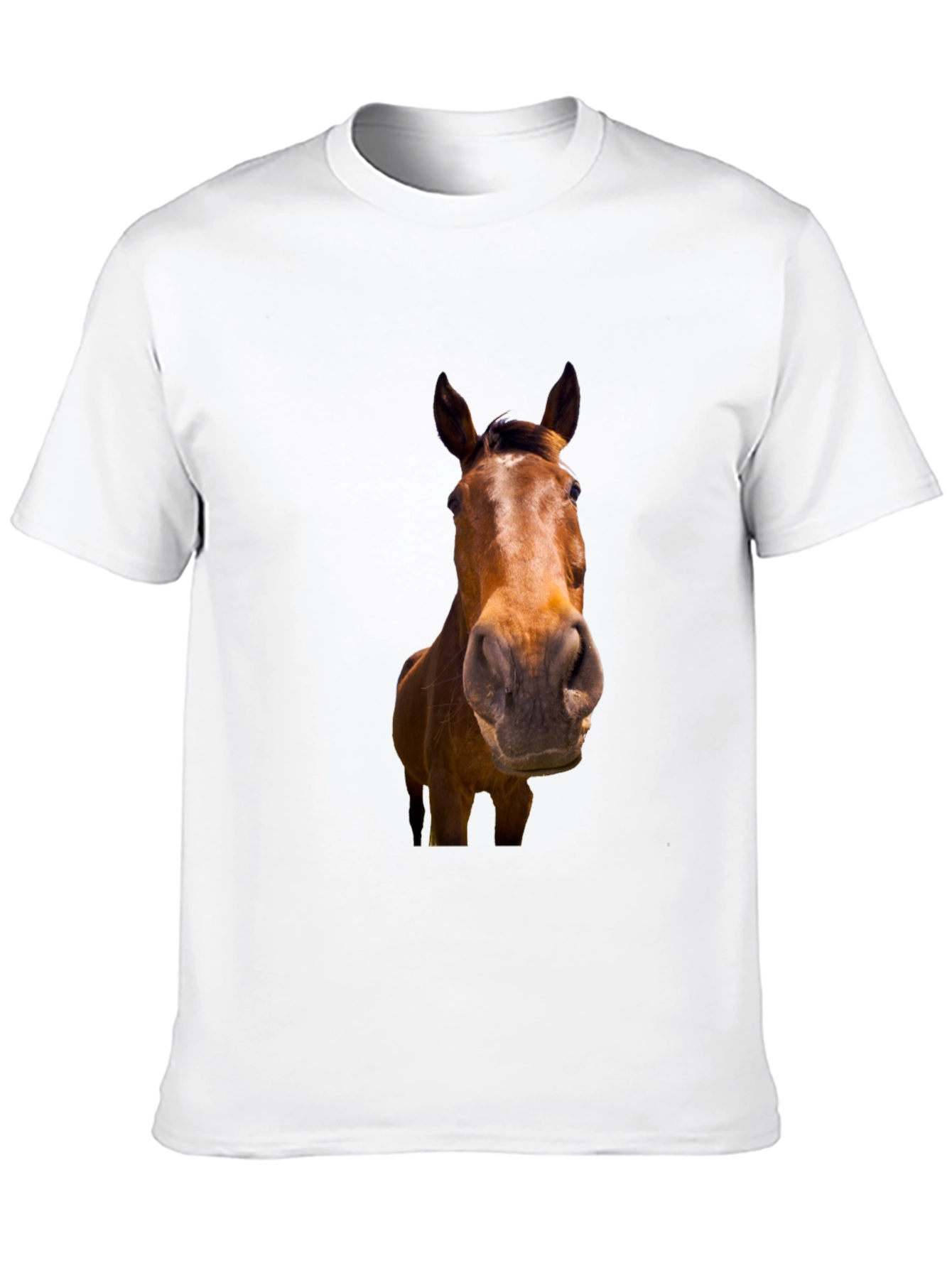 Black Black Horse Graphic T-Shirt for Men view 10