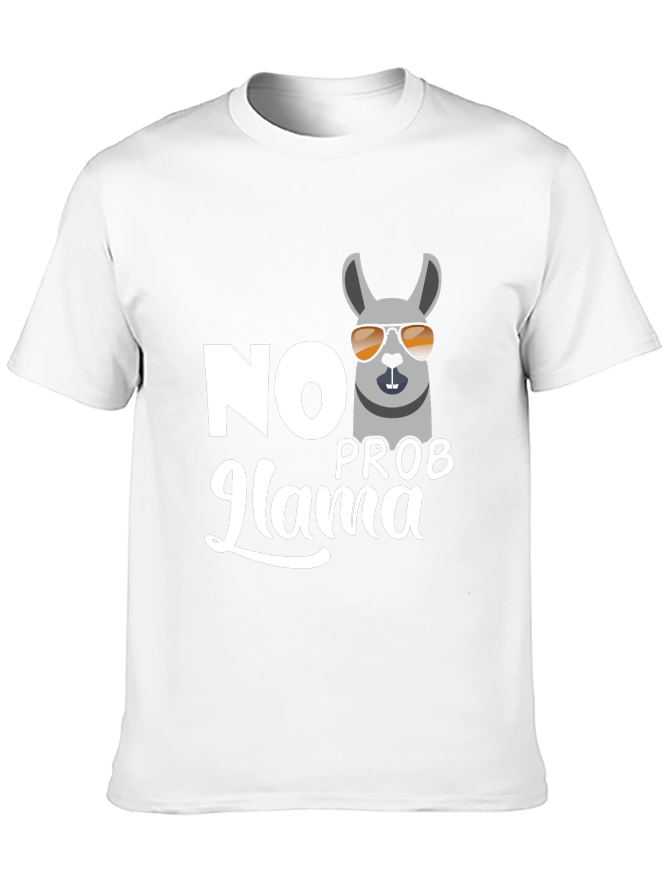 Black No Prob-llama Graphic T-Shirt view 10