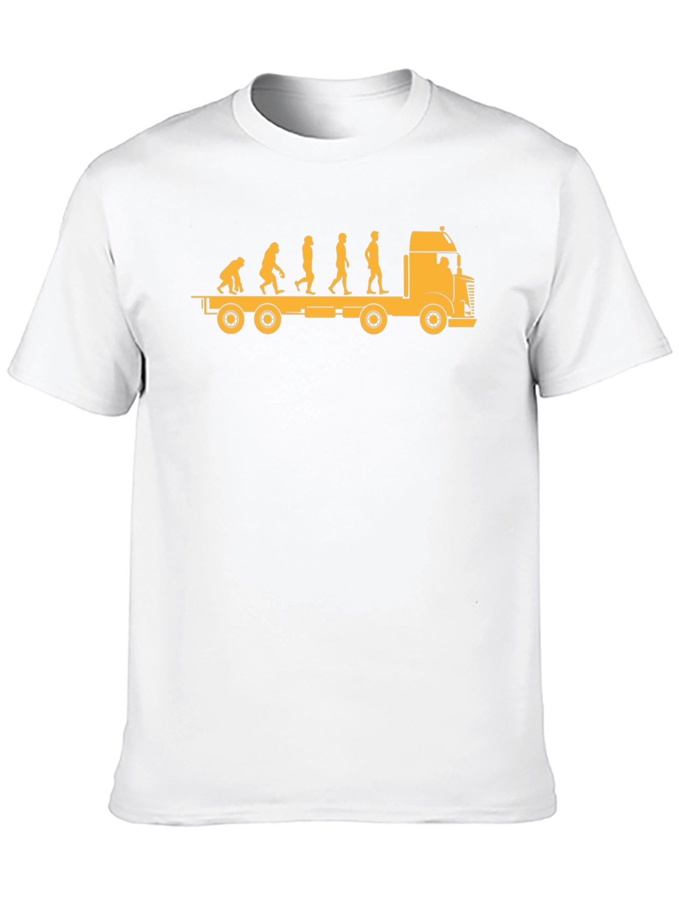 Black Evolution of Trucker Black T-Shirt view 10