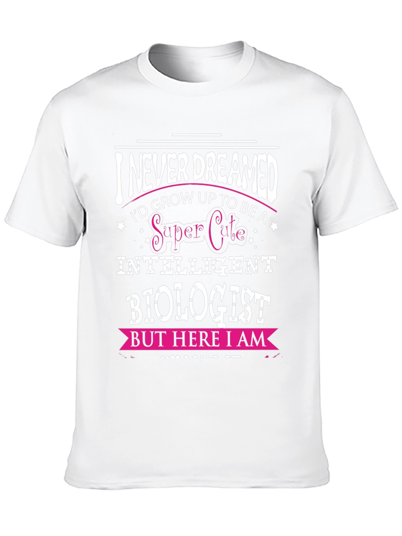 Black Super Cute Biologist T-Shirt - Funny Science Tee view 10