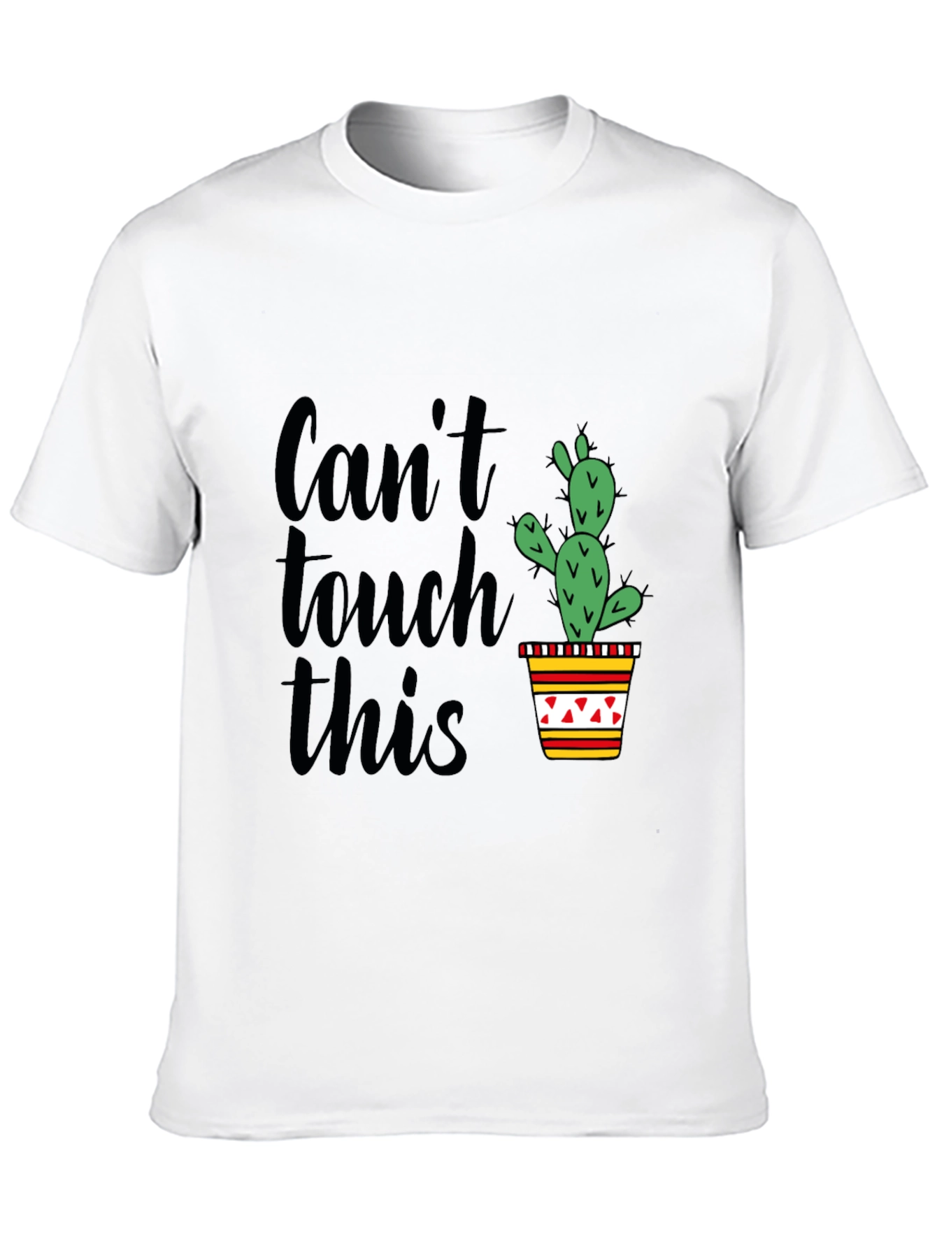 Black Can't Touch This Cactus Graphic Tee view 10