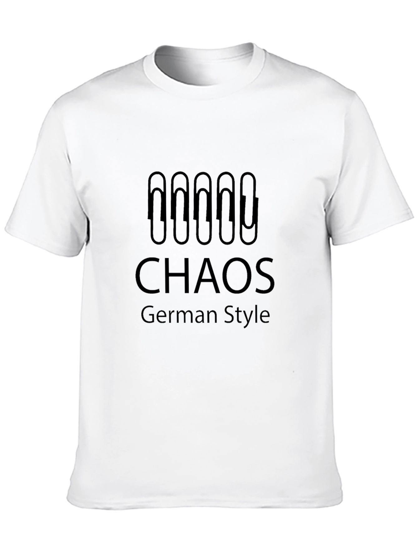 Black Chaos German Style Black T-Shirt view 10