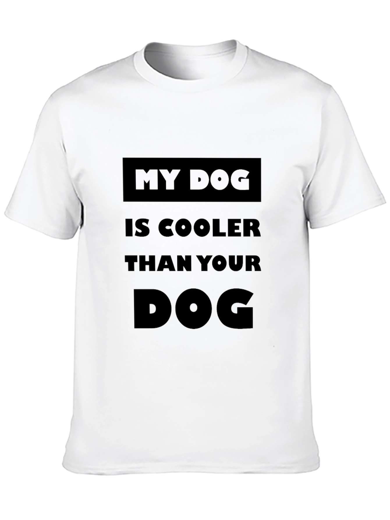 Black My Dog is Cooler Than Your Dog T-Shirt view 10