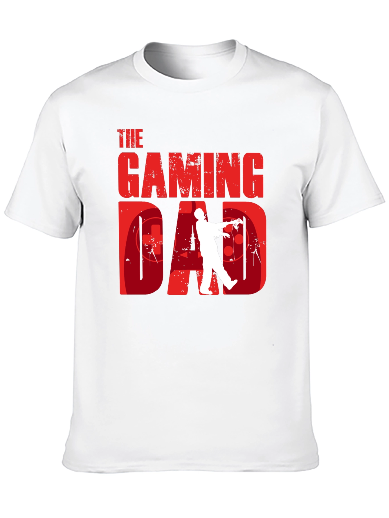 Black Gaming Dad T-Shirt - Gamer Zombie Graphic Tee view 10