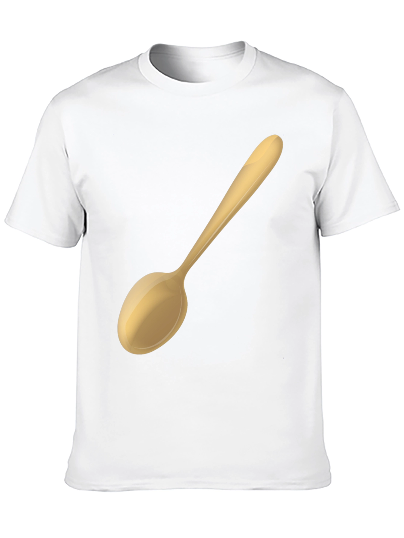 Black Spoon Graphic Black Tee - Unique Design view 10