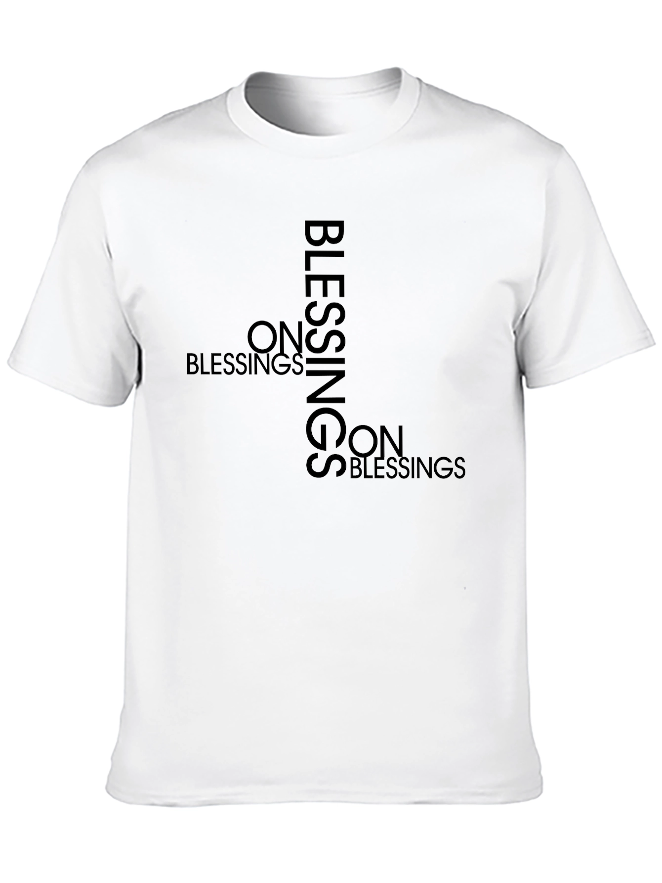 Black Blessings On Blessings Graphic Tee - Black view 10