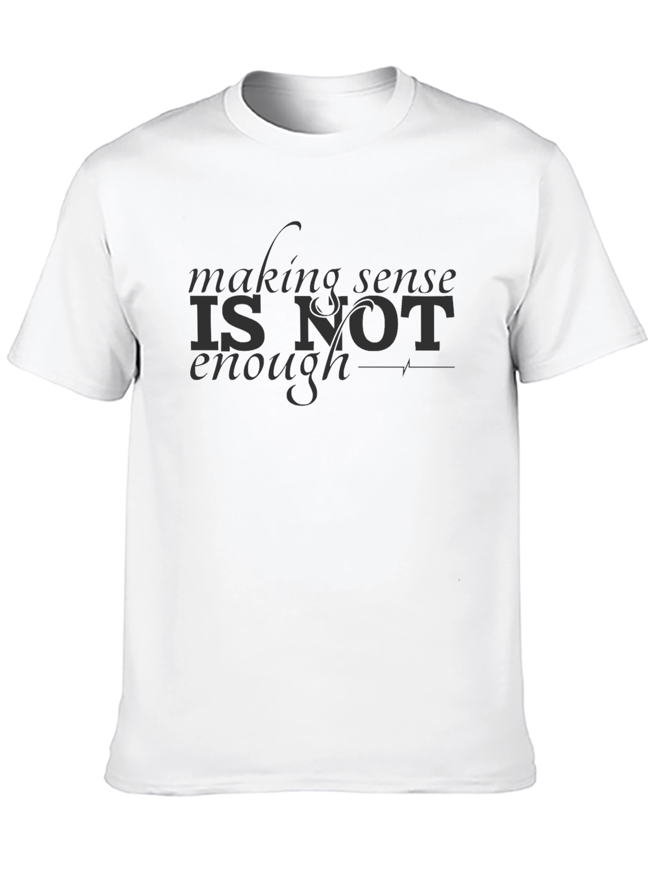 Black Making Sense T-Shirt - Mens view 10