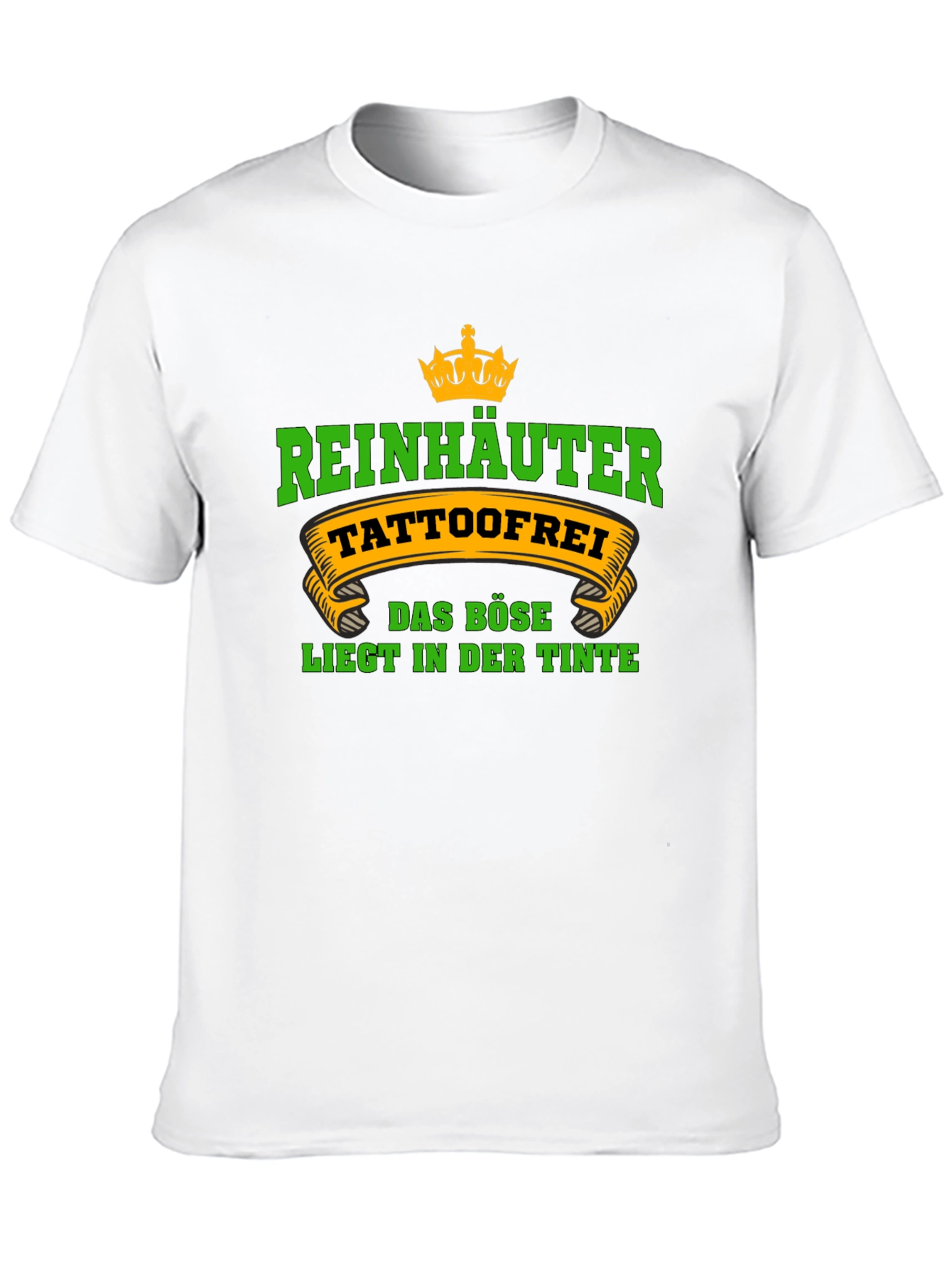 Black ReinHauter TattooFree Graphic T-Shirt view 10