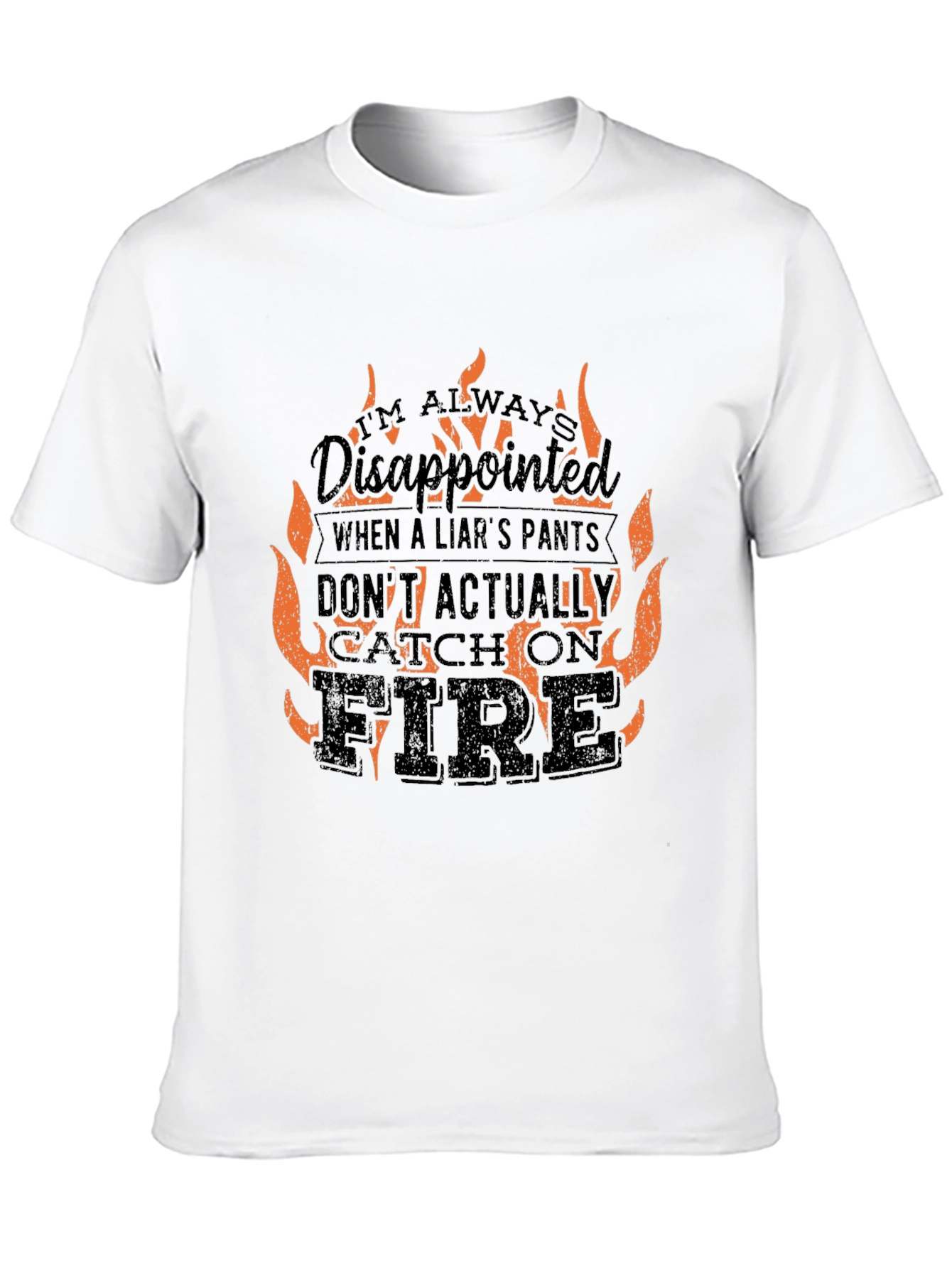 Black Liars Pants On Fire Men's T-Shirt  view 10