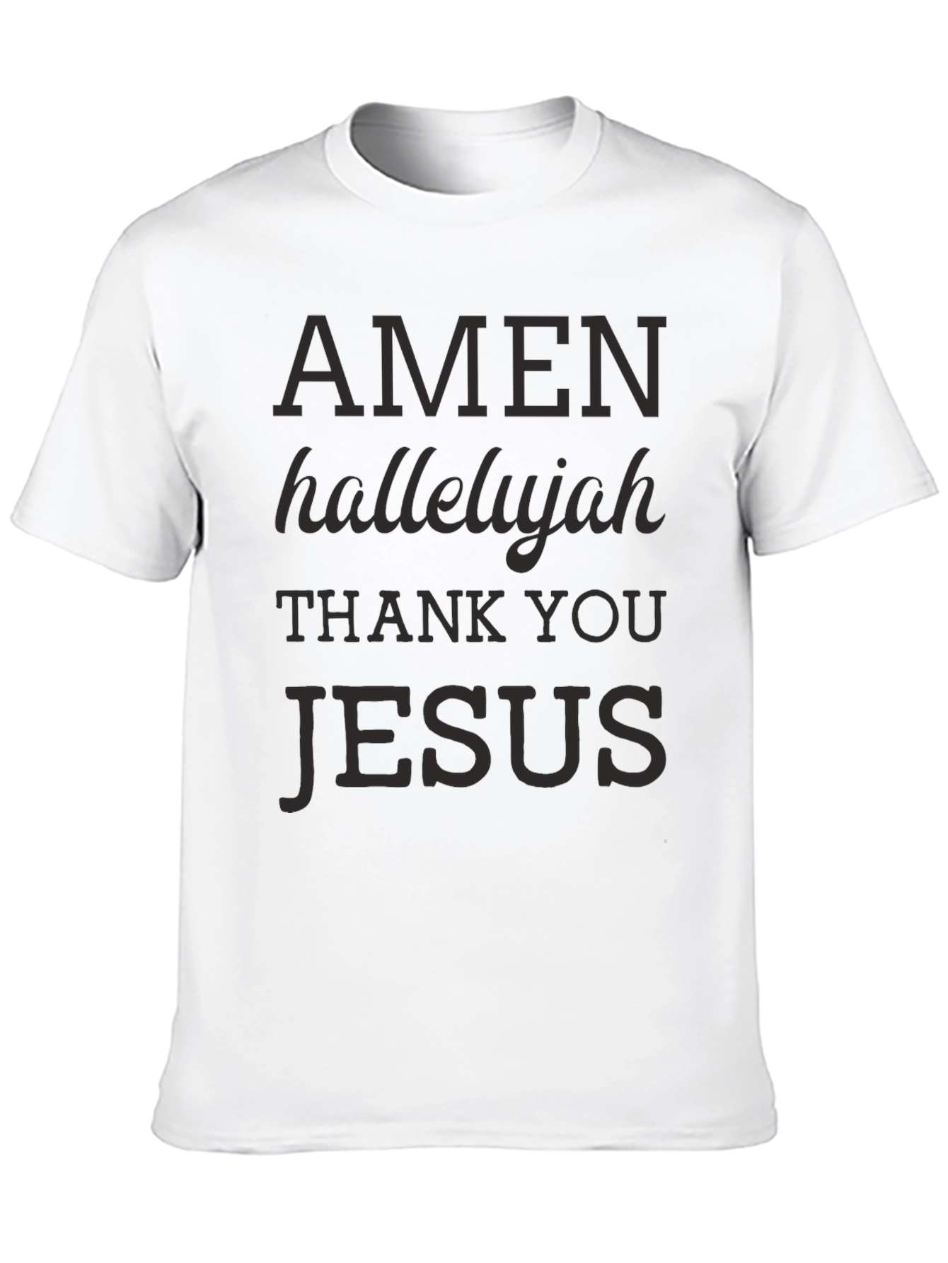 Amen Hallelujah Graphic Tee - 10