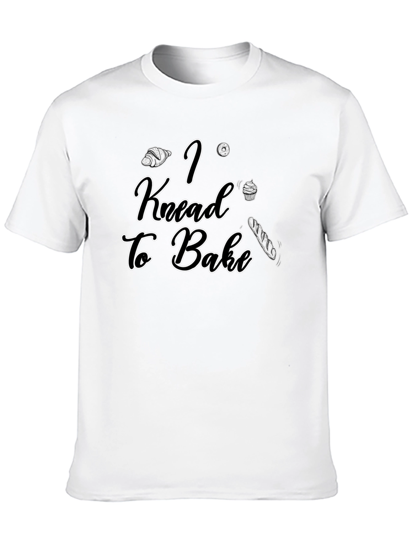 Black I Knead to Bake - Funny Baking T-Shirt view 10