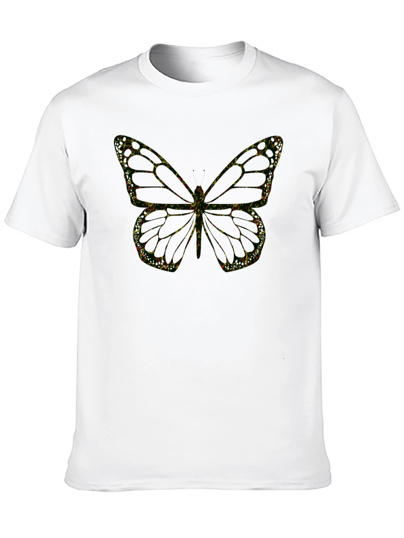 Black Butterfly Graphic Black T-Shirt view 10