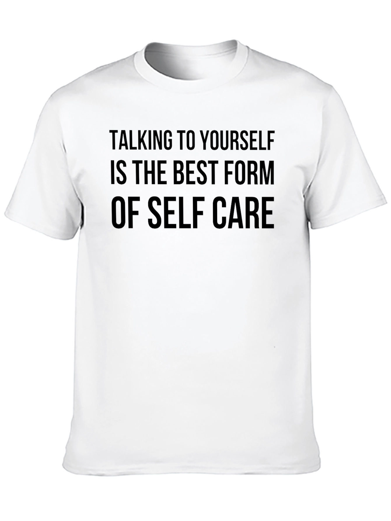 Black Self-Care T-Shirt - Talking to Yourself view 10