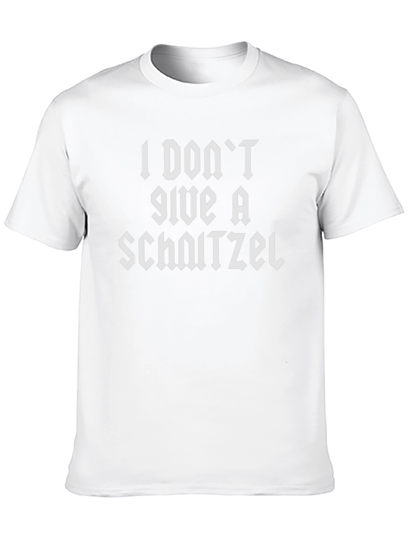 Black I Don't Give a Schnitzel Black T-Shirt view 10