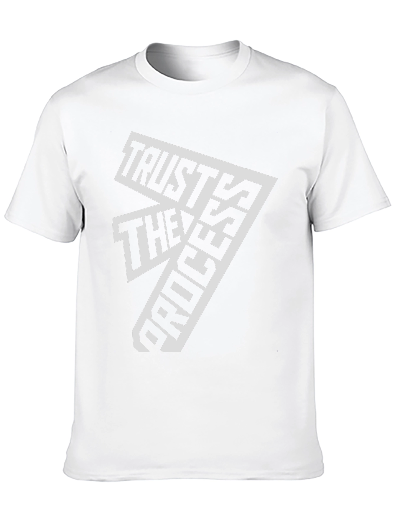 Black Trust The Process Black Graphic Tee view 10
