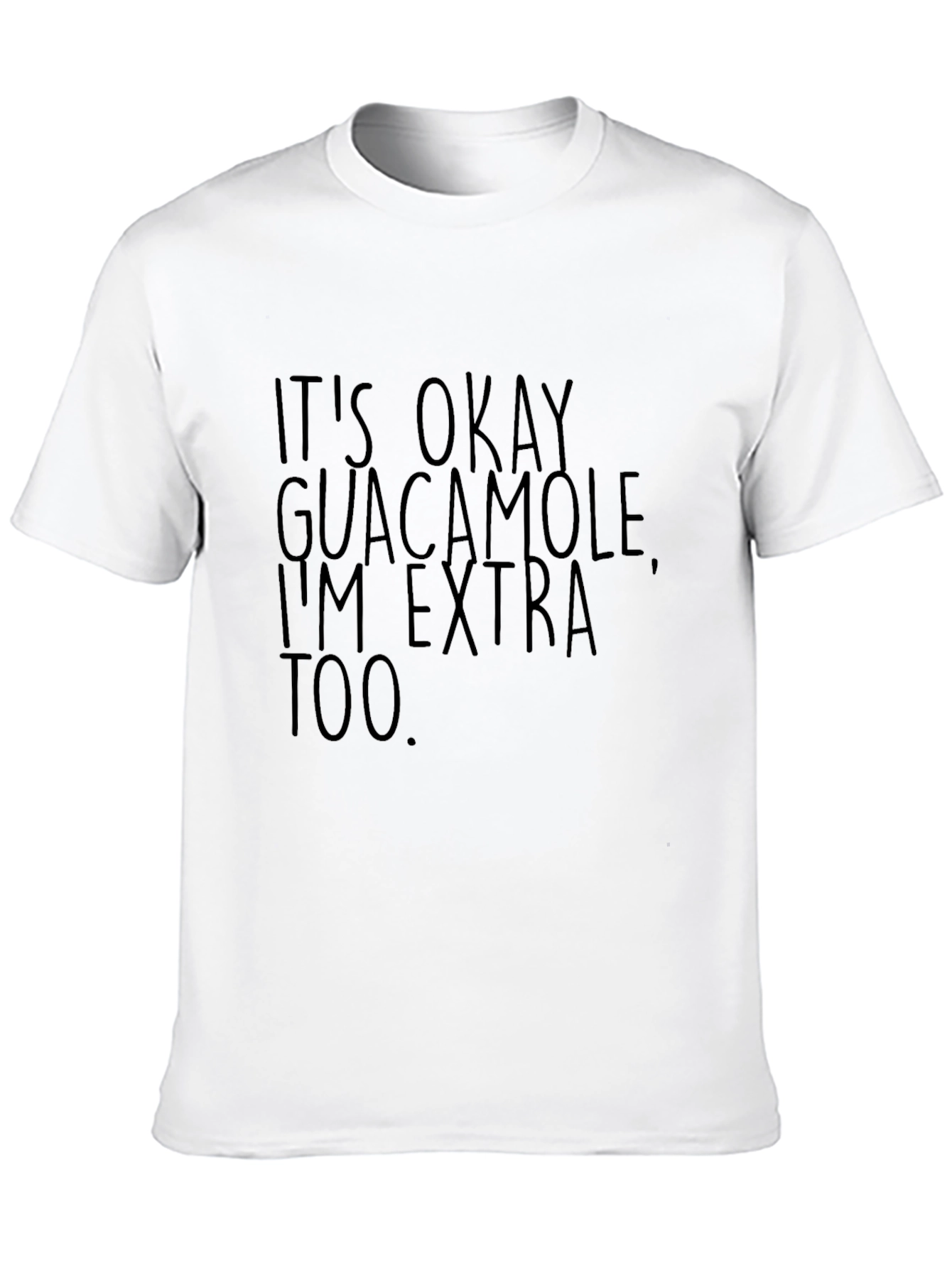 Black Guacamole Extra Funny T-Shirt view 10