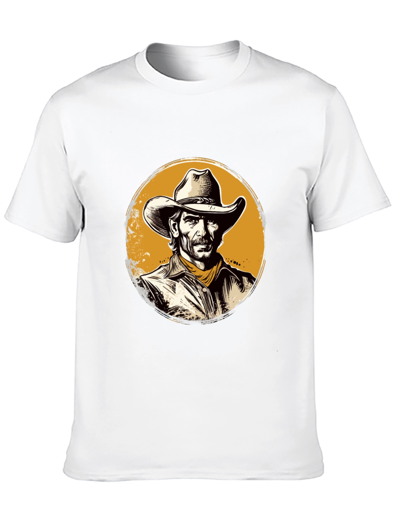 Black Cowboy Graphic Black T-Shirt view 10