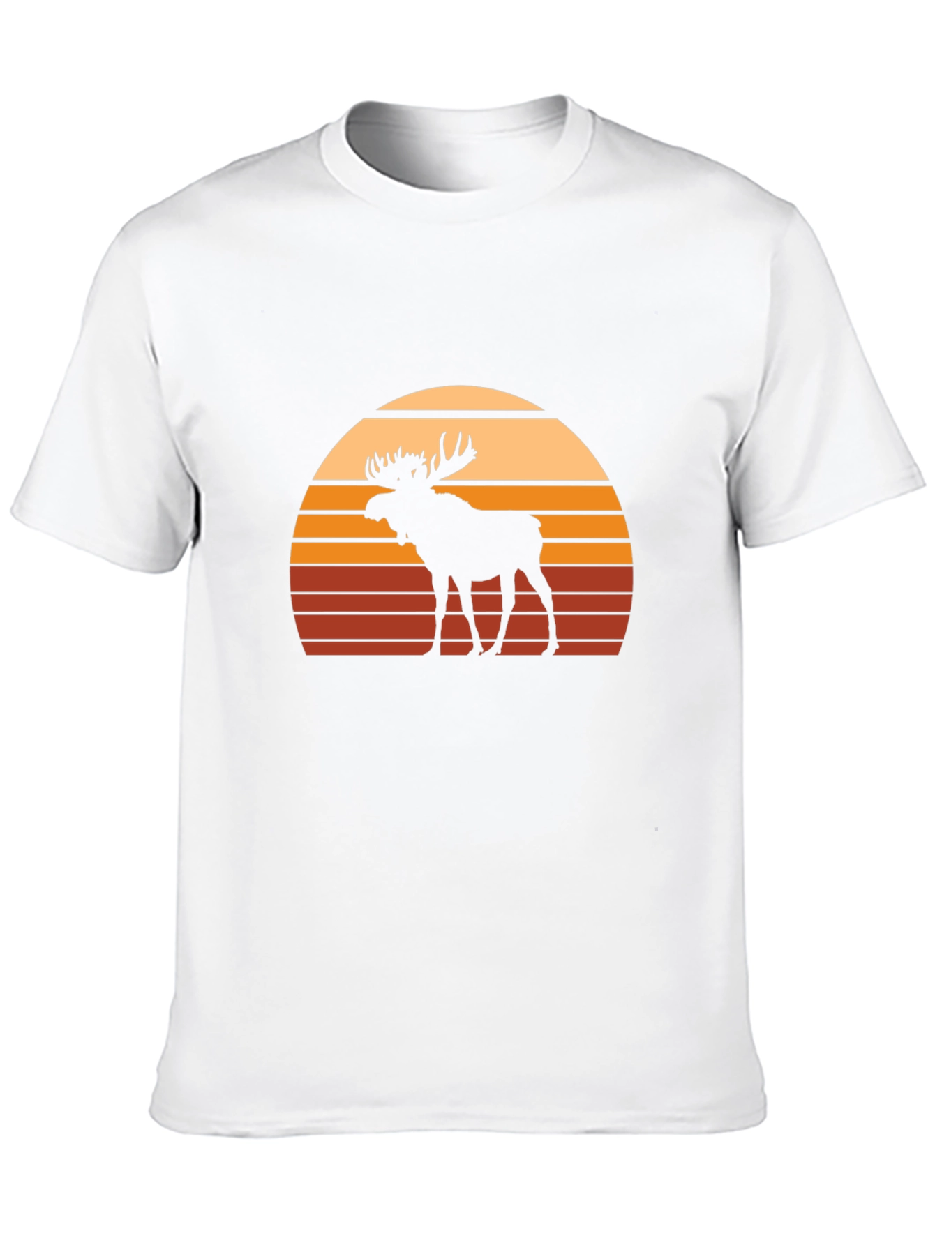 Black Moose Sunset Graphic Tee - Black Casual Shirt view 10