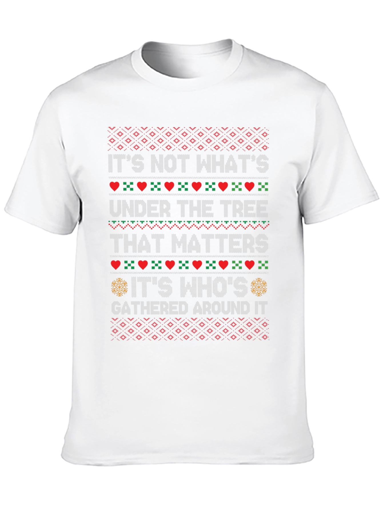 Black Festive Christmas Sweater T-Shirt view 10