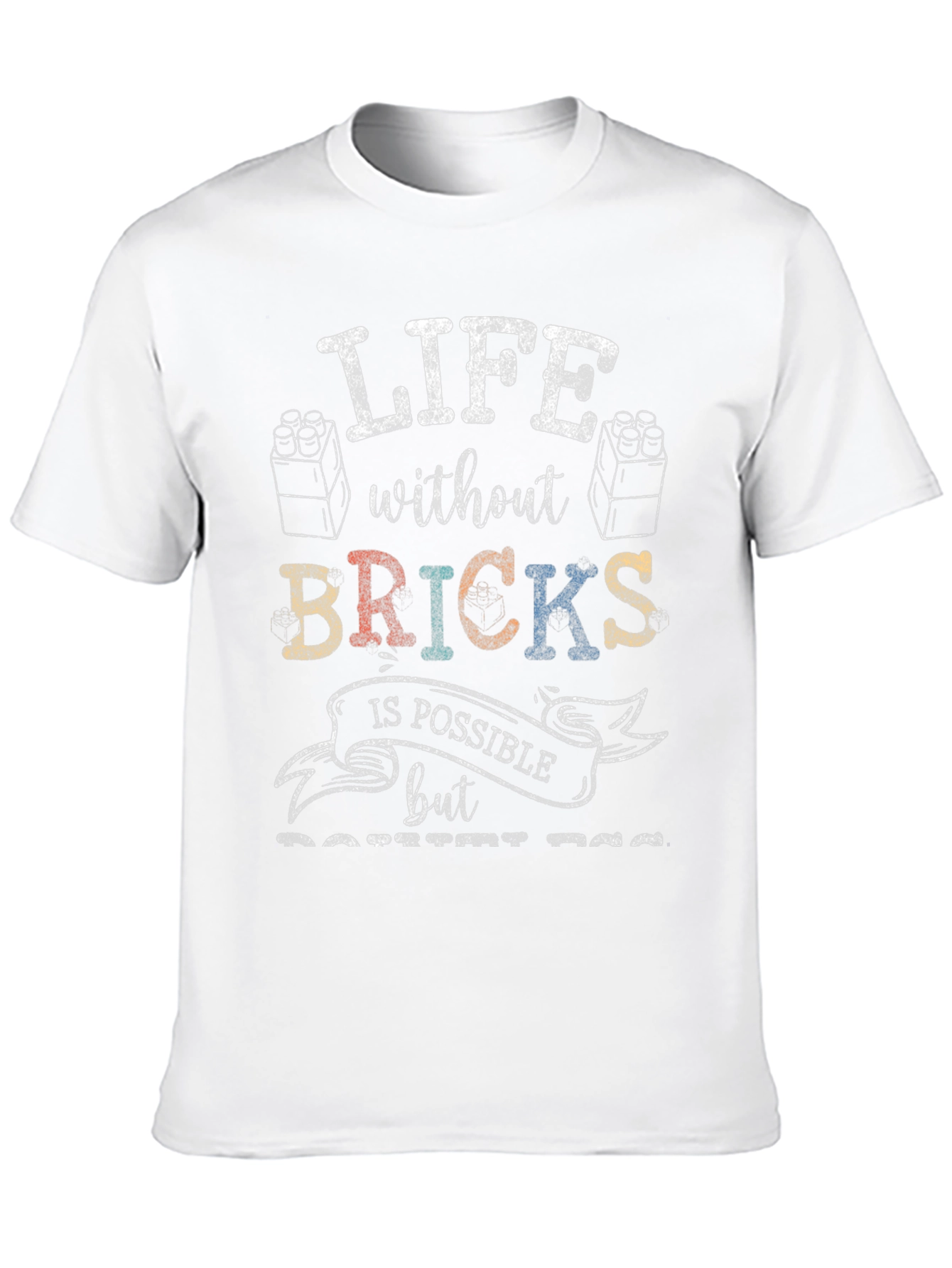 Black Life Without Bricks T-Shirt view 10