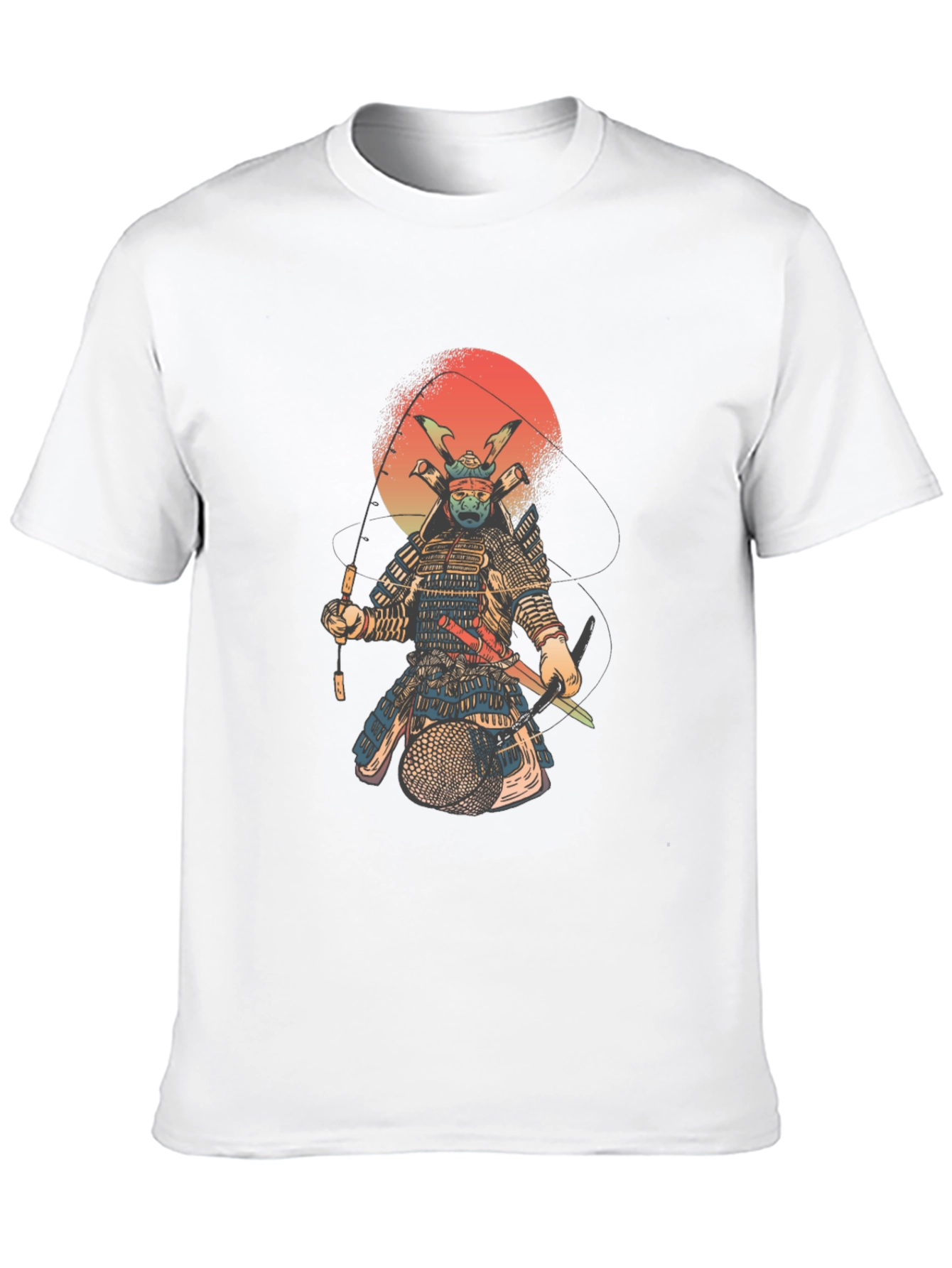 Black Samurai Fishing T-Shirt - Black view 10