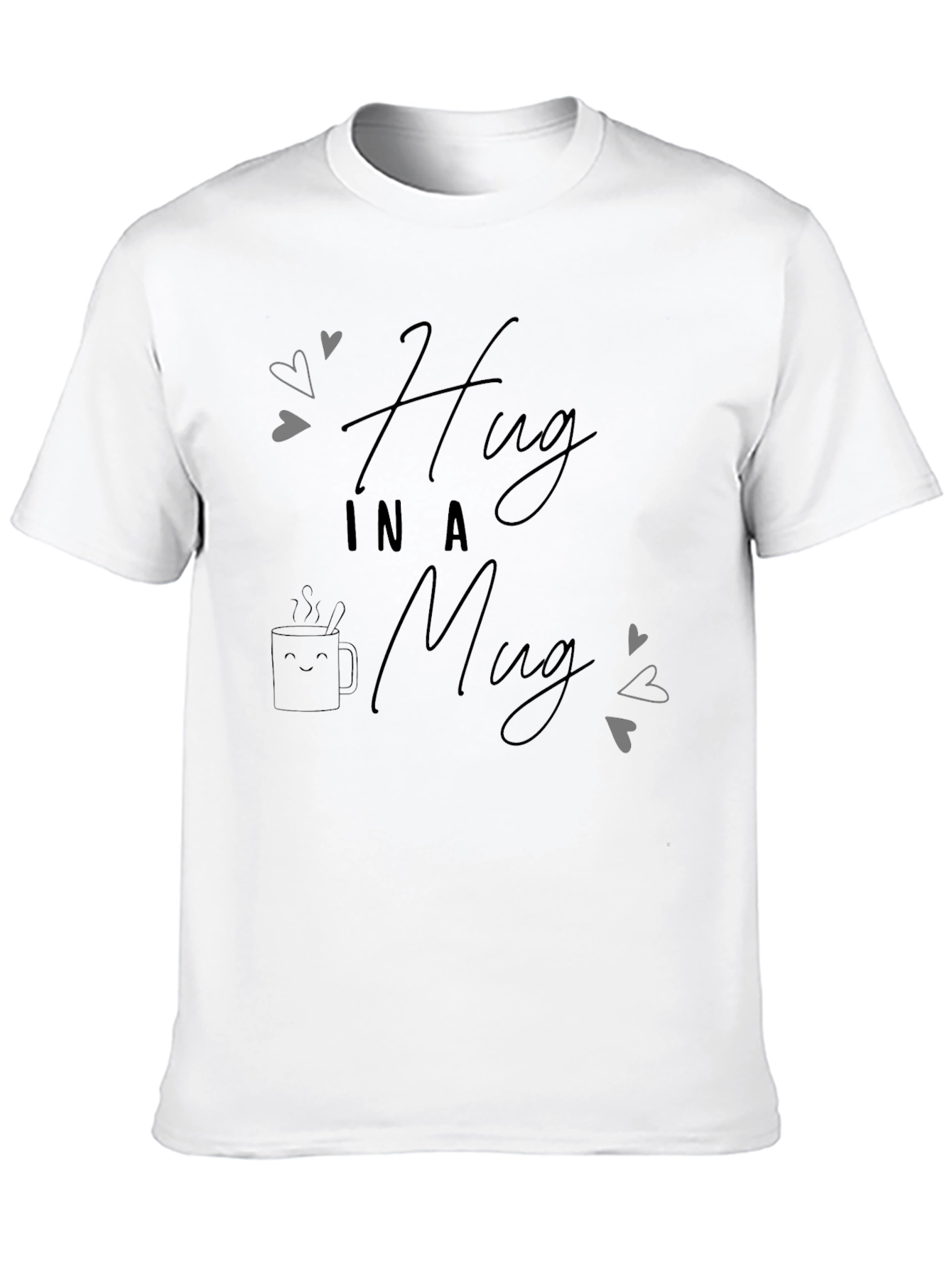 Black Hug in a Mug Black T-Shirt view 10