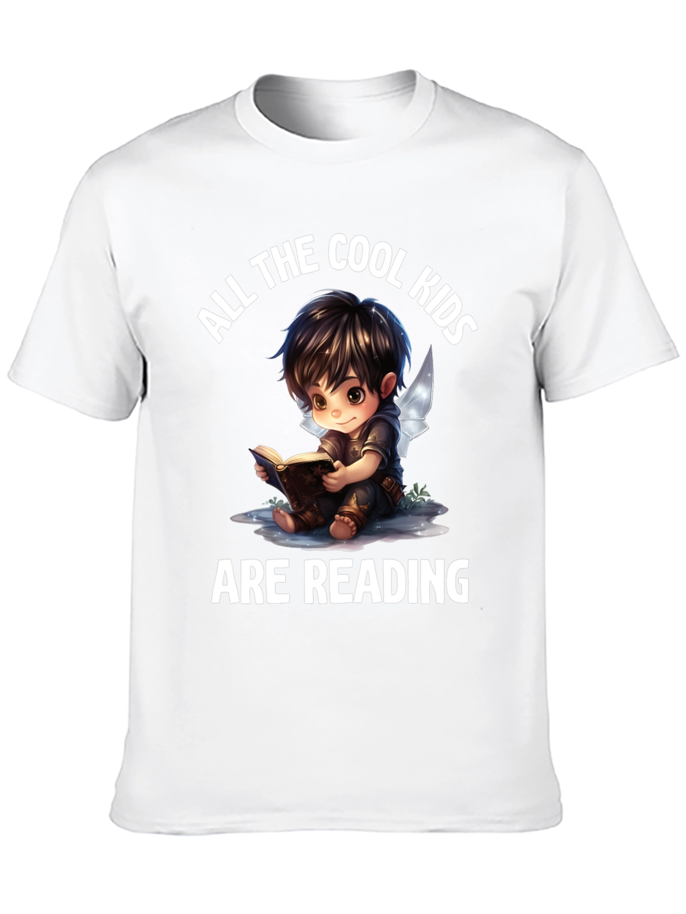 Black Cool Kids Reading Black Graphic Tee view 10