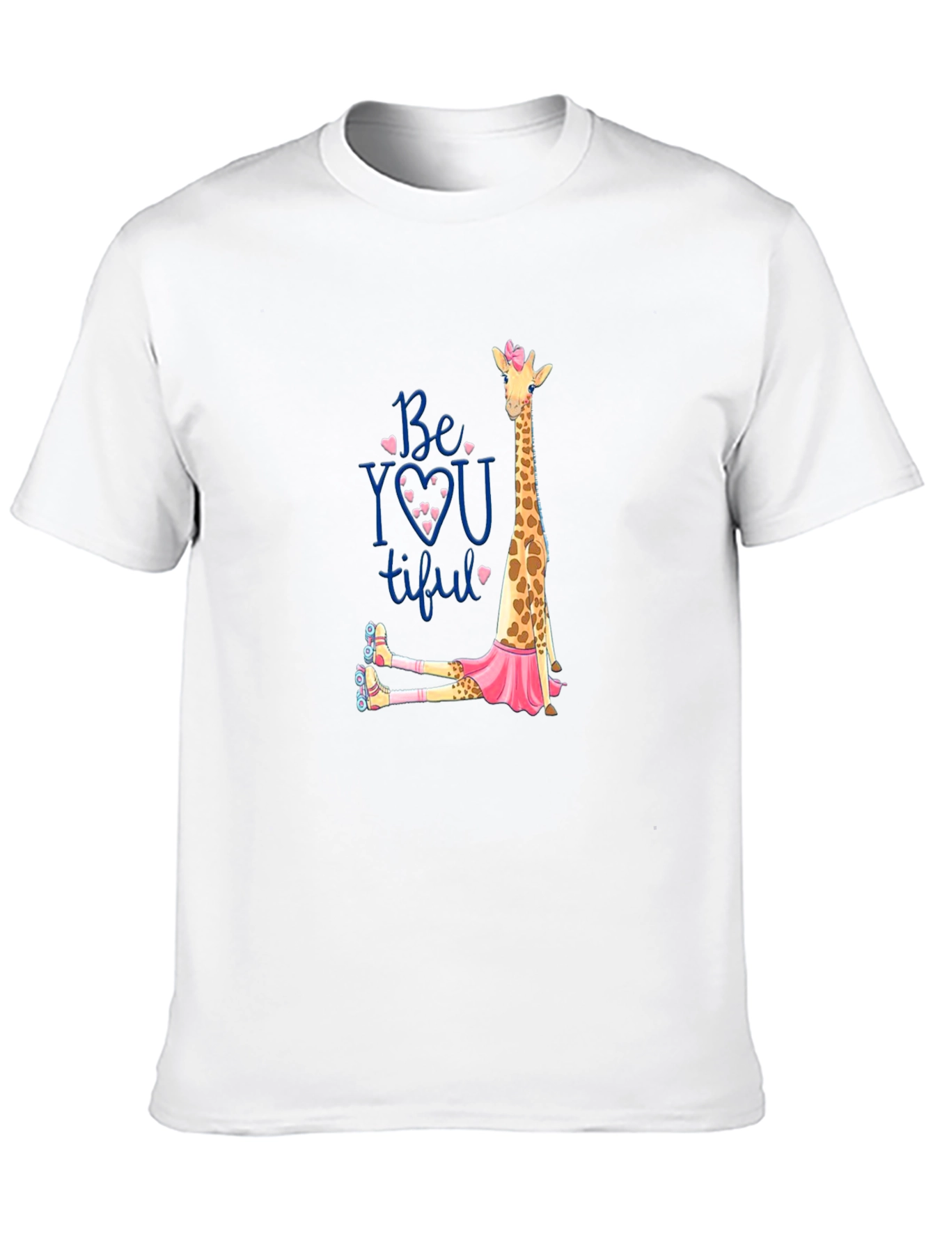 Black Be-YOU-tiful Giraffe T-Shirt view 10