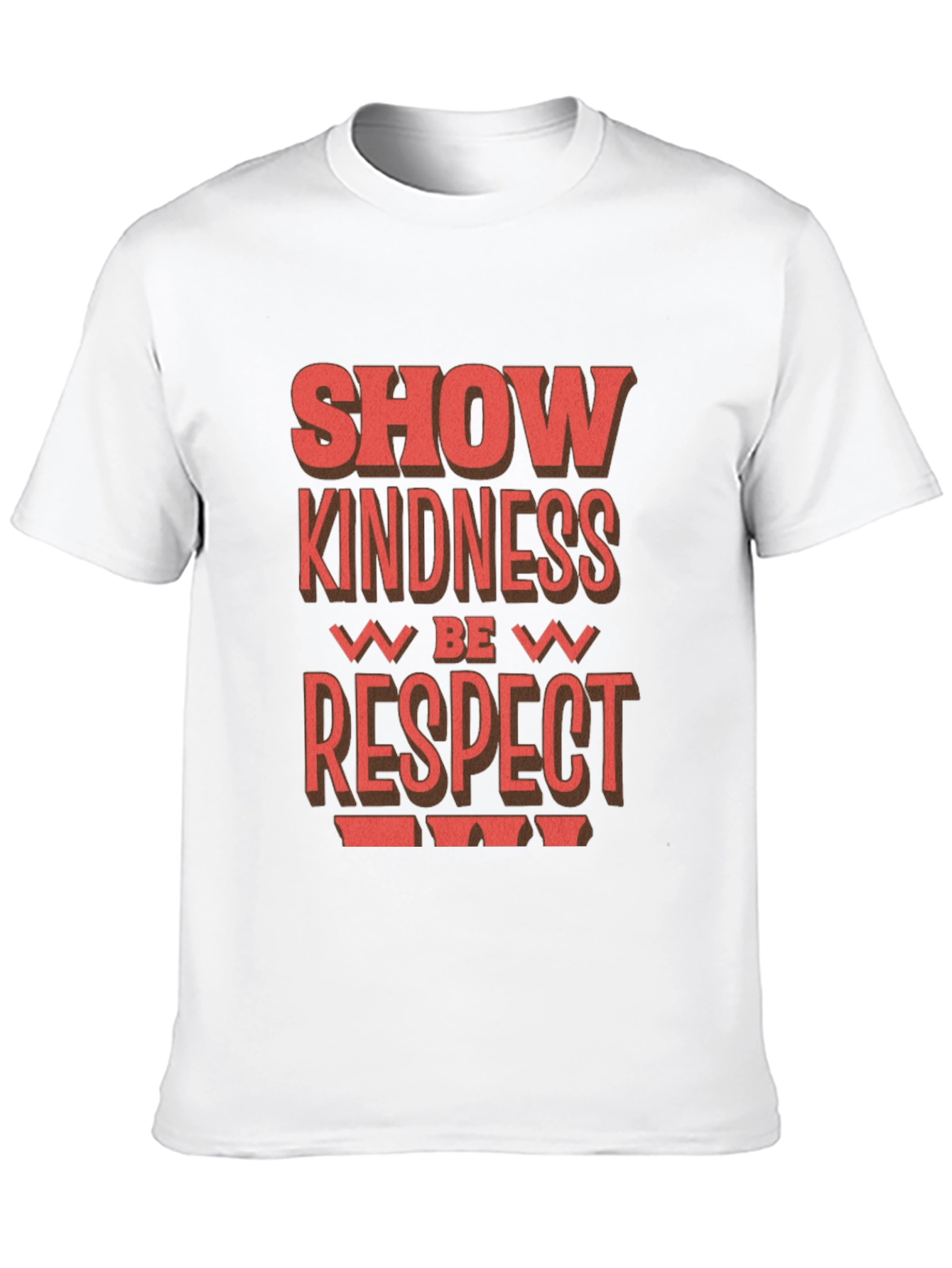 Black Show Kindness Be Respect T-Shirt view 10