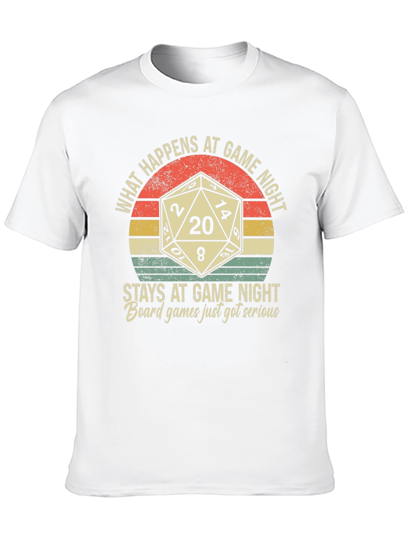 Black Game Night T-Shirt: Dice & Funny Slogan view 10