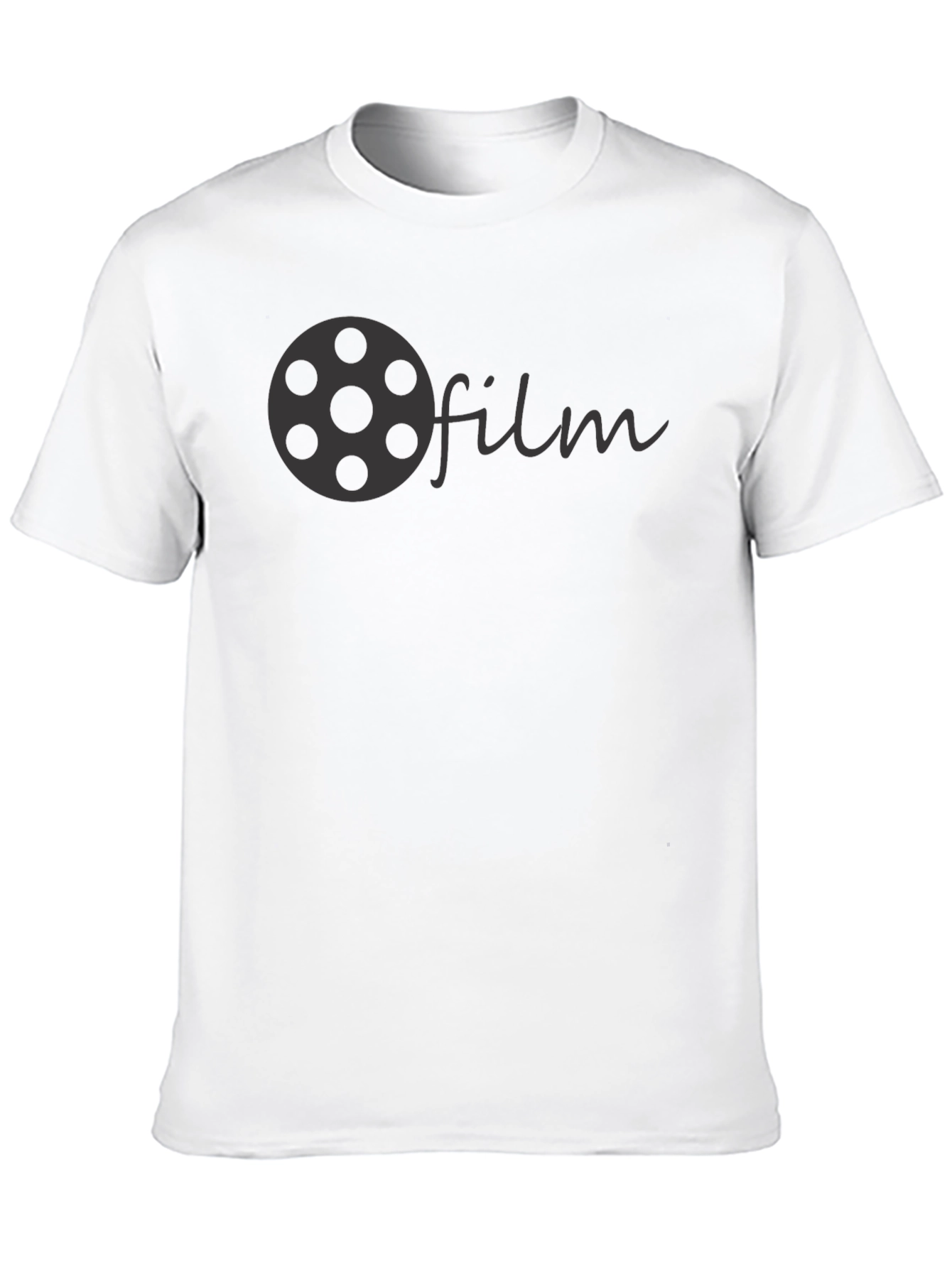 Black Film Reel T-Shirt - Movie Lover Tee view 10