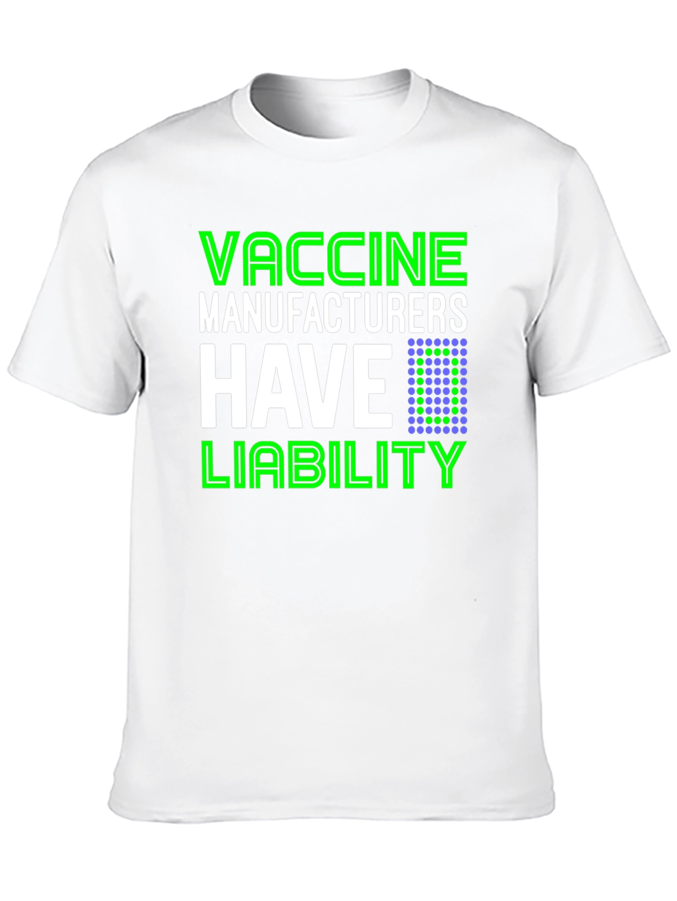 Black Vaccine Manufacturers Liability T-Shirt view 10
