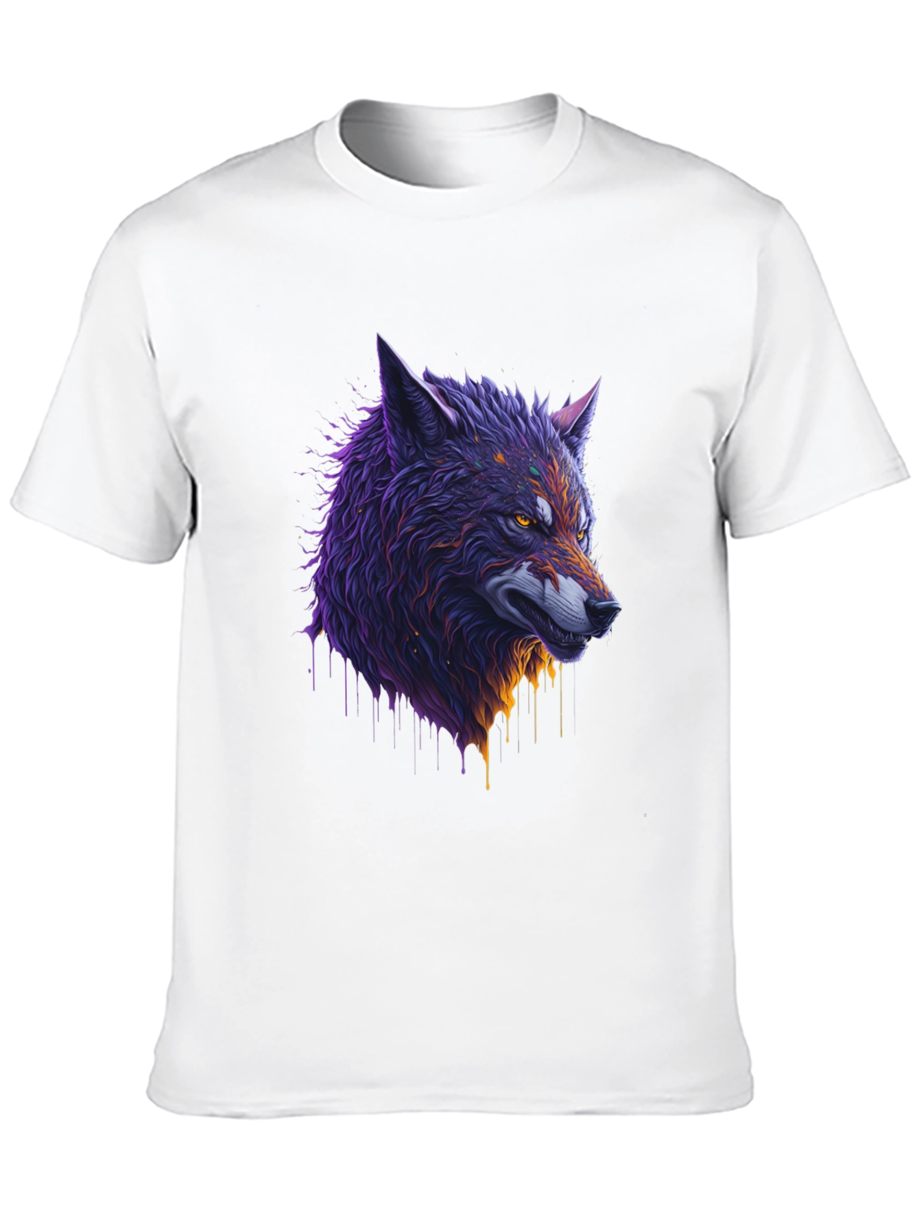 Wolf Graphic Black T-Shirt - 10