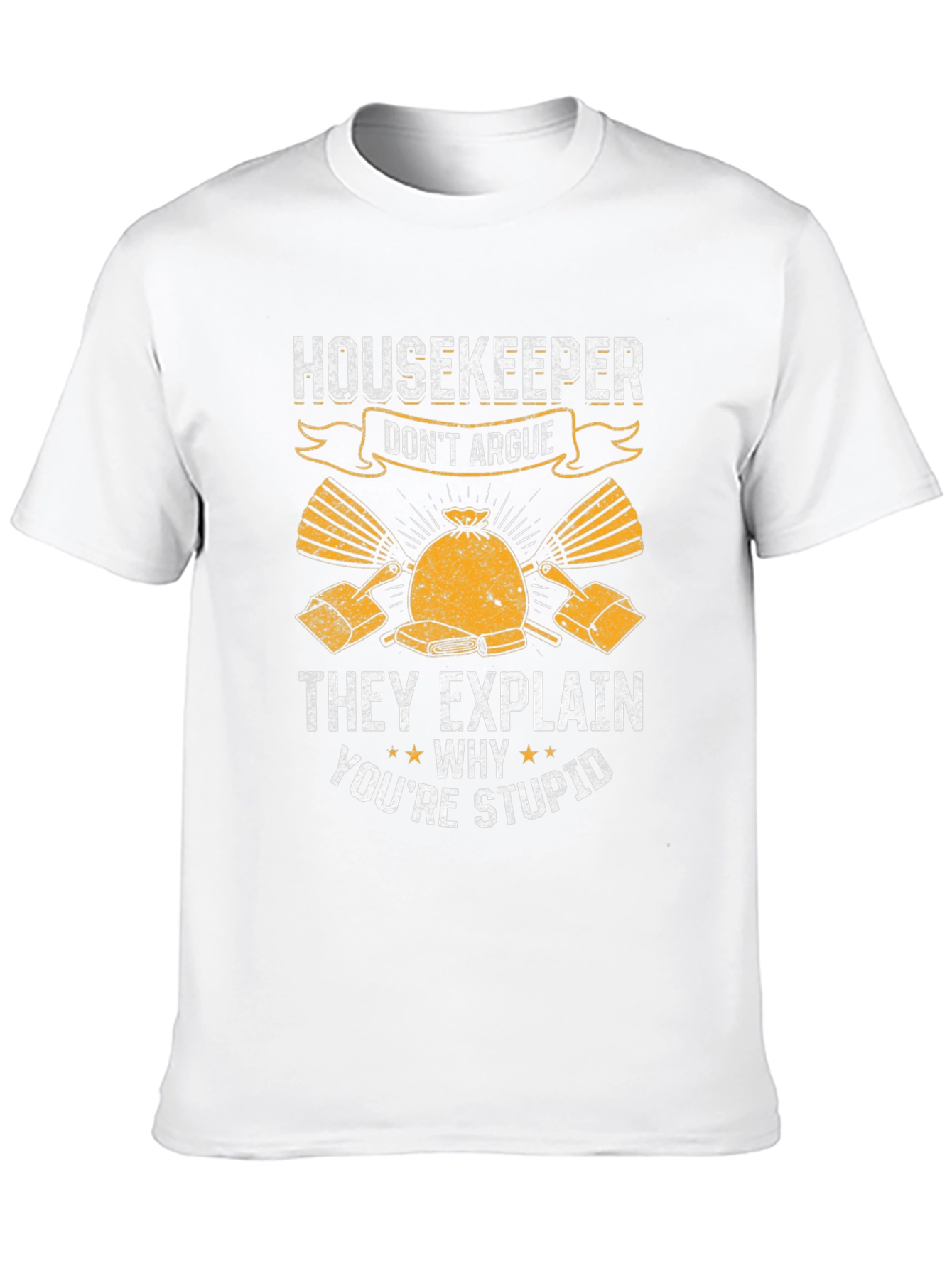 Black Housekeeper Graphic T-Shirt - Don't Argue! view 10