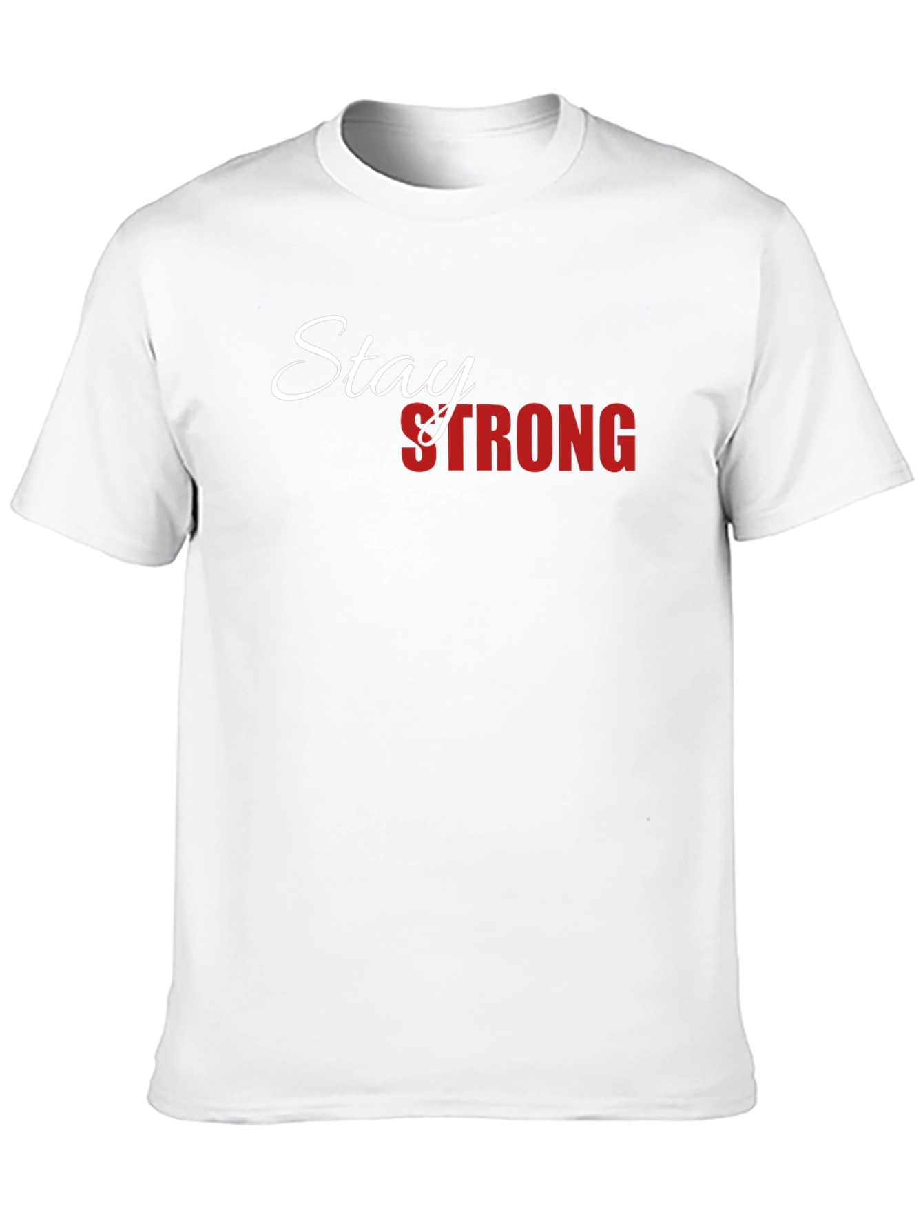 Black Stay Strong Graphic T-Shirt - Black view 10