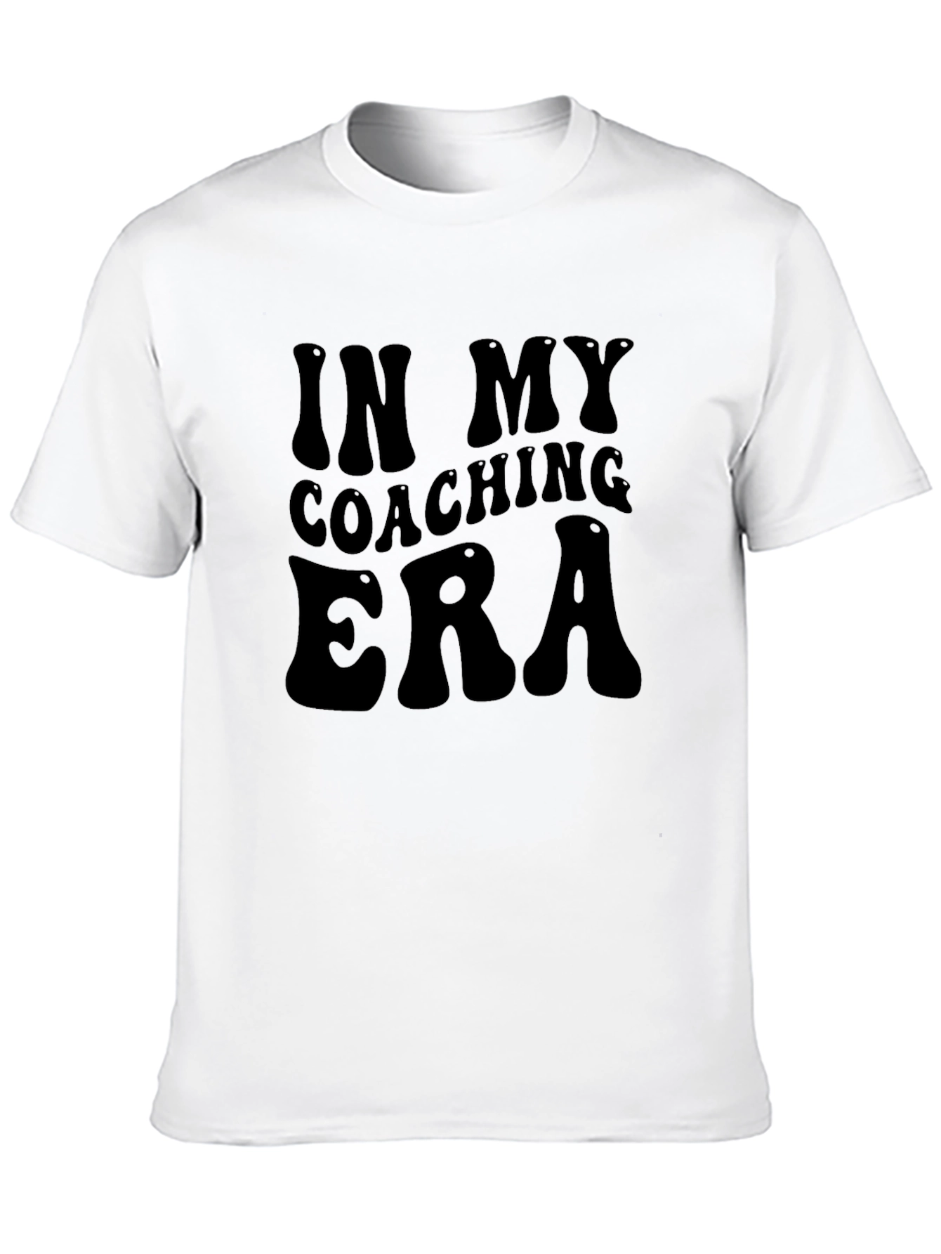 Black In My Coaching Era Black Graphic Tee view 10