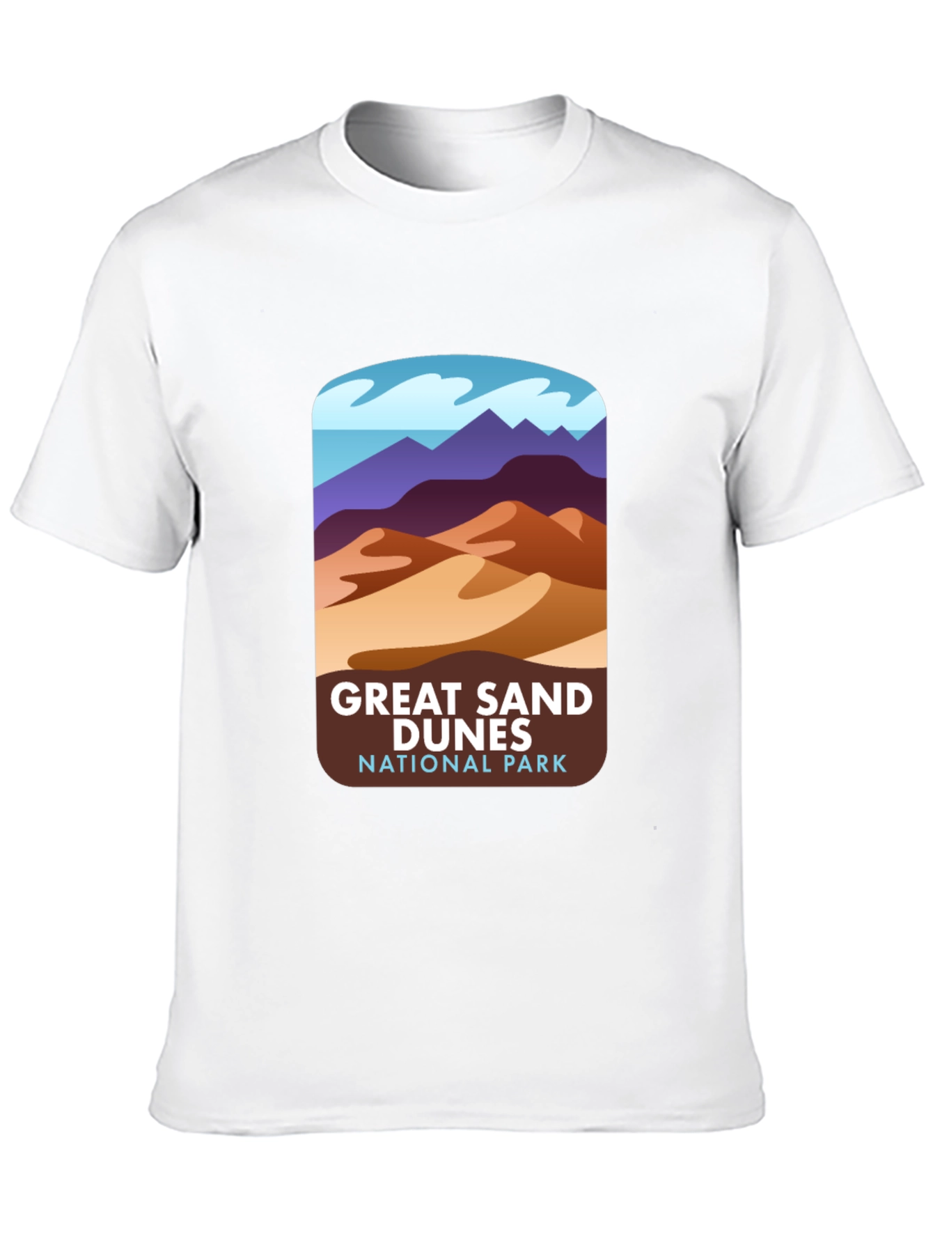 Black Great Sand Dunes National Park Graphic Tee view 10