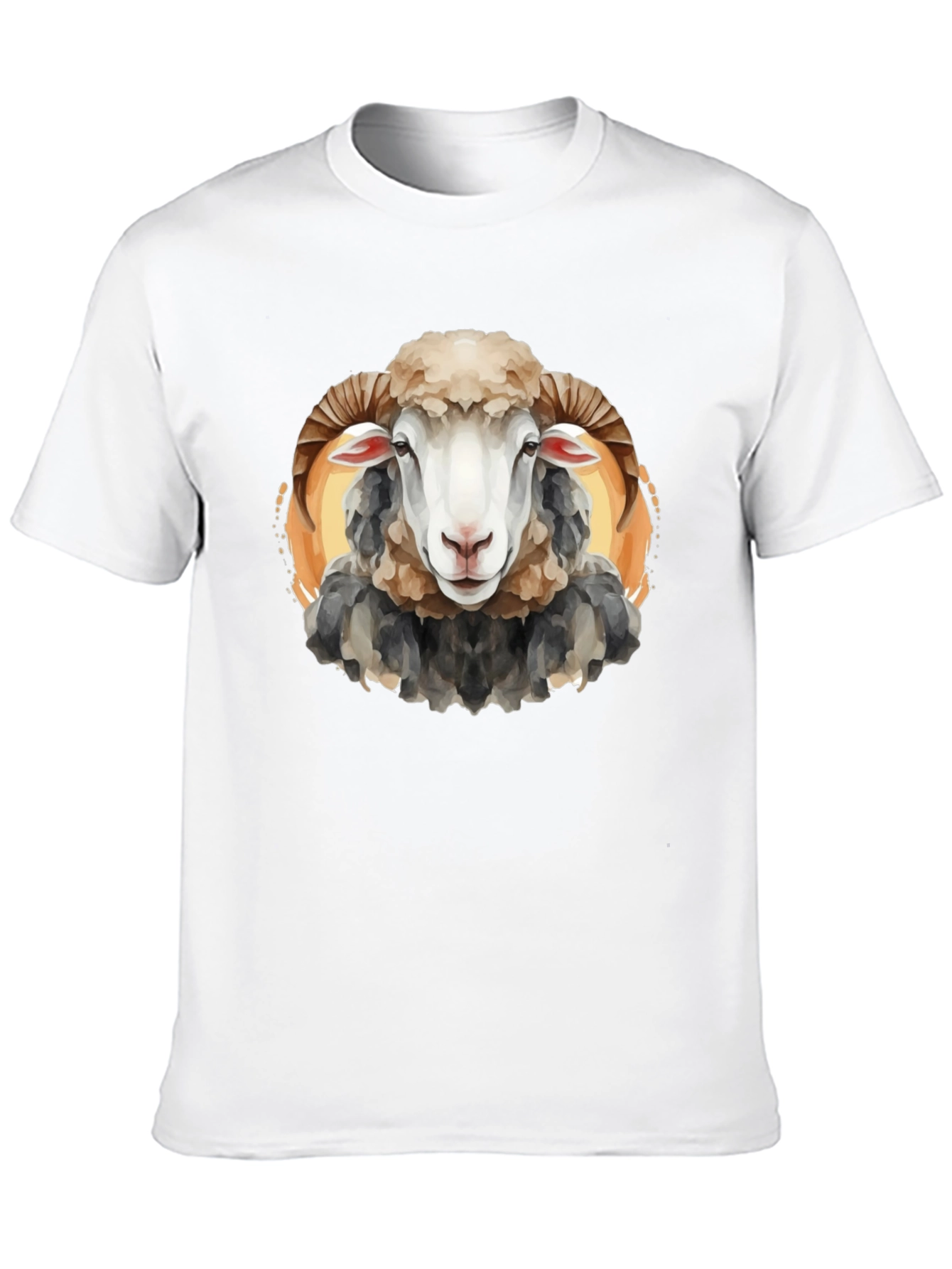 Black Ram Graphic T-Shirt - Black Cotton Tee view 10