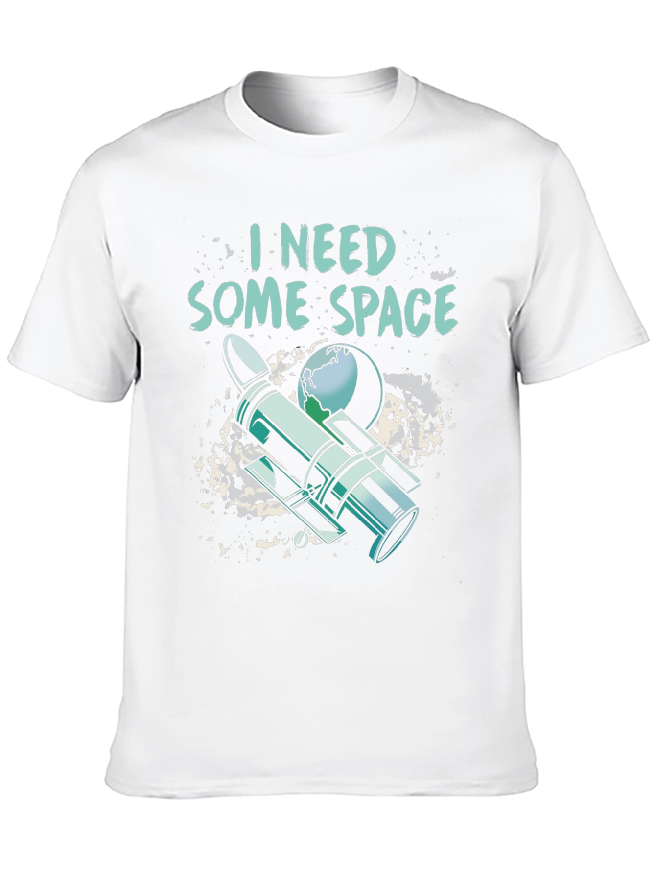 Black I Need Some Space T-Shirt - Funny Astronomy Shirt view 10