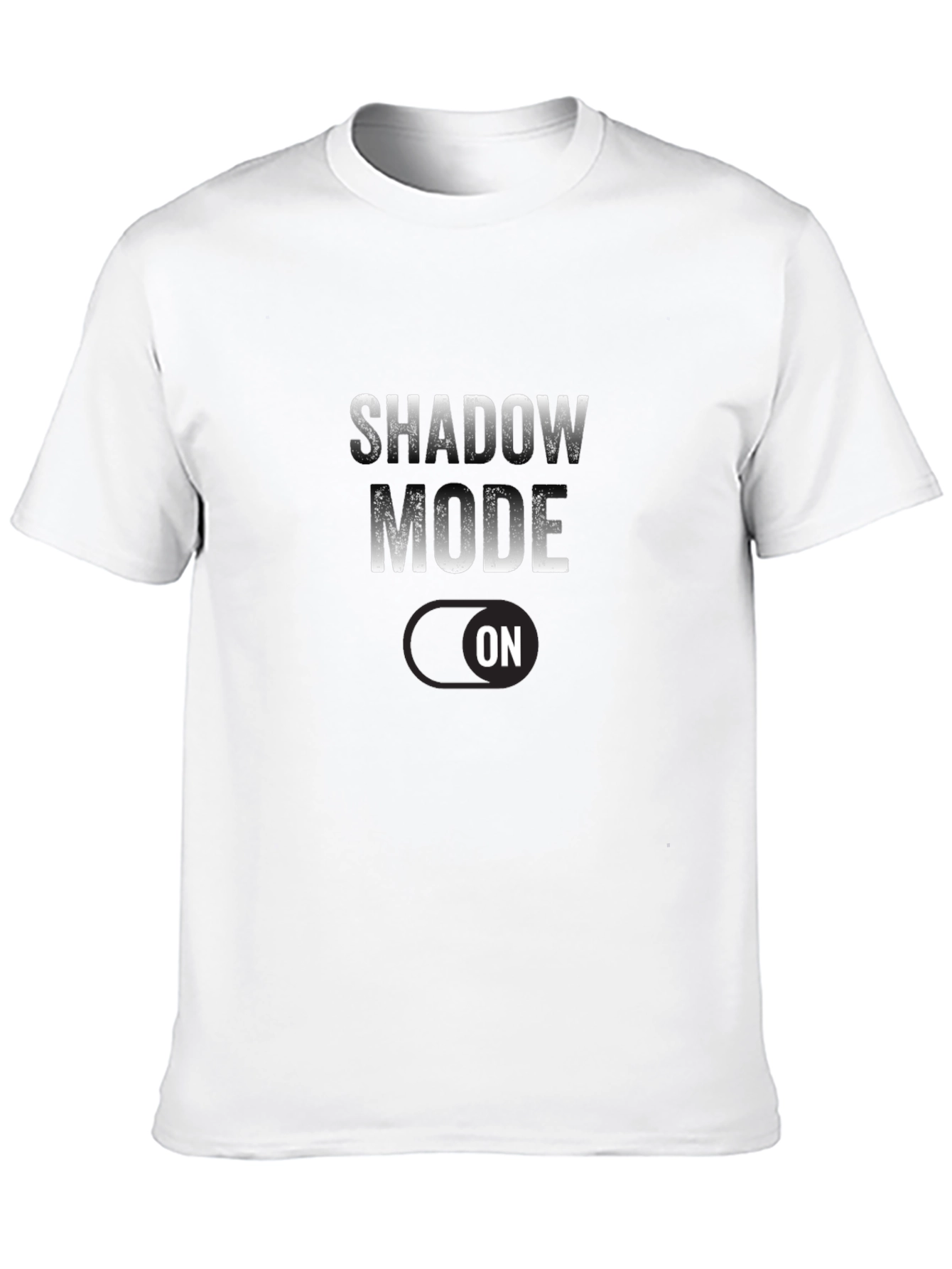 Black Shadow Mode On Black T-Shirt view 10