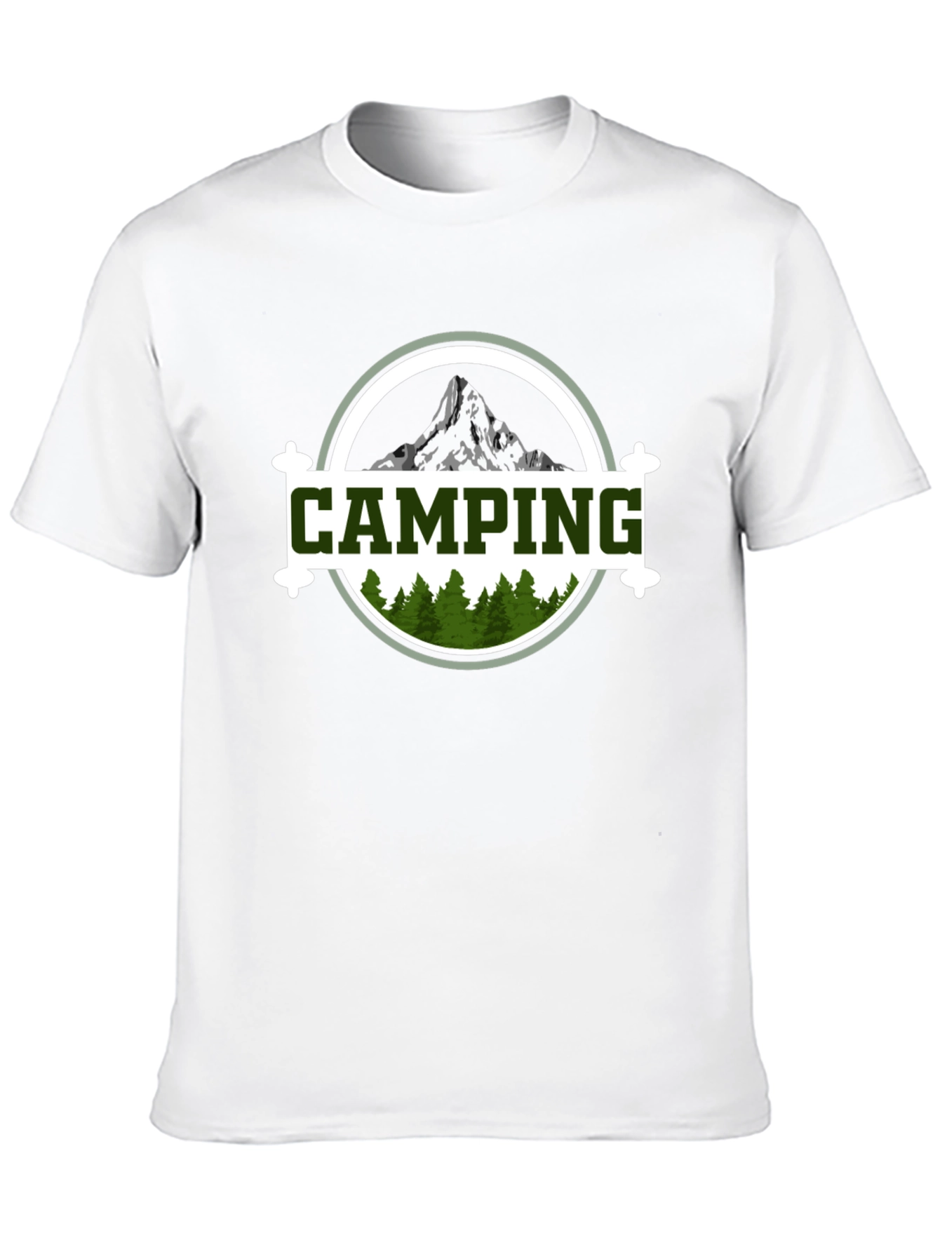 Black Camping Adventure Graphic Tee - Nature Lover Shirt view 10