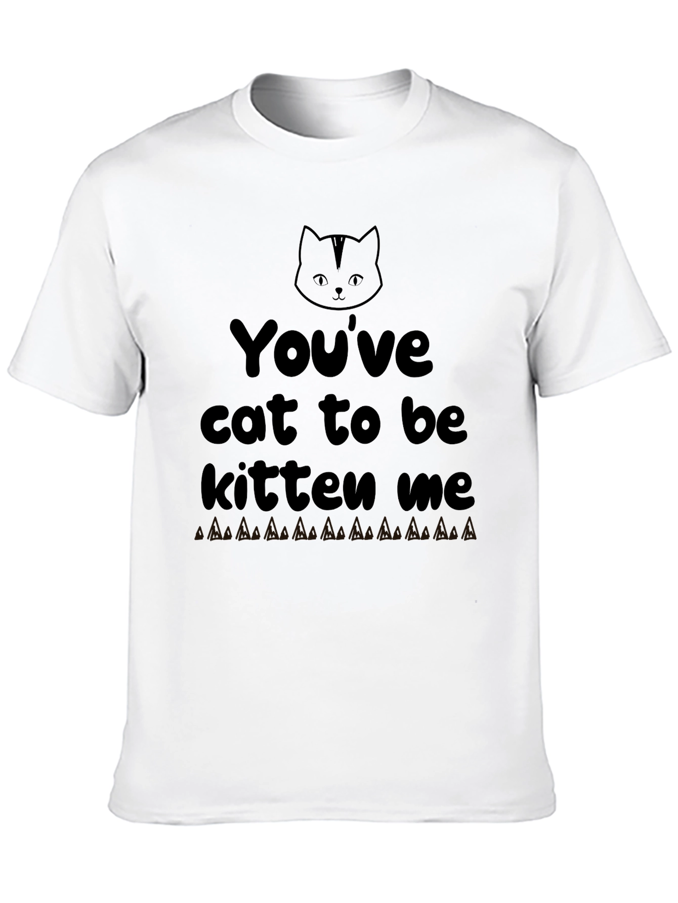 Black You've Cat To Be Kitten Me Graphic Tee view 10